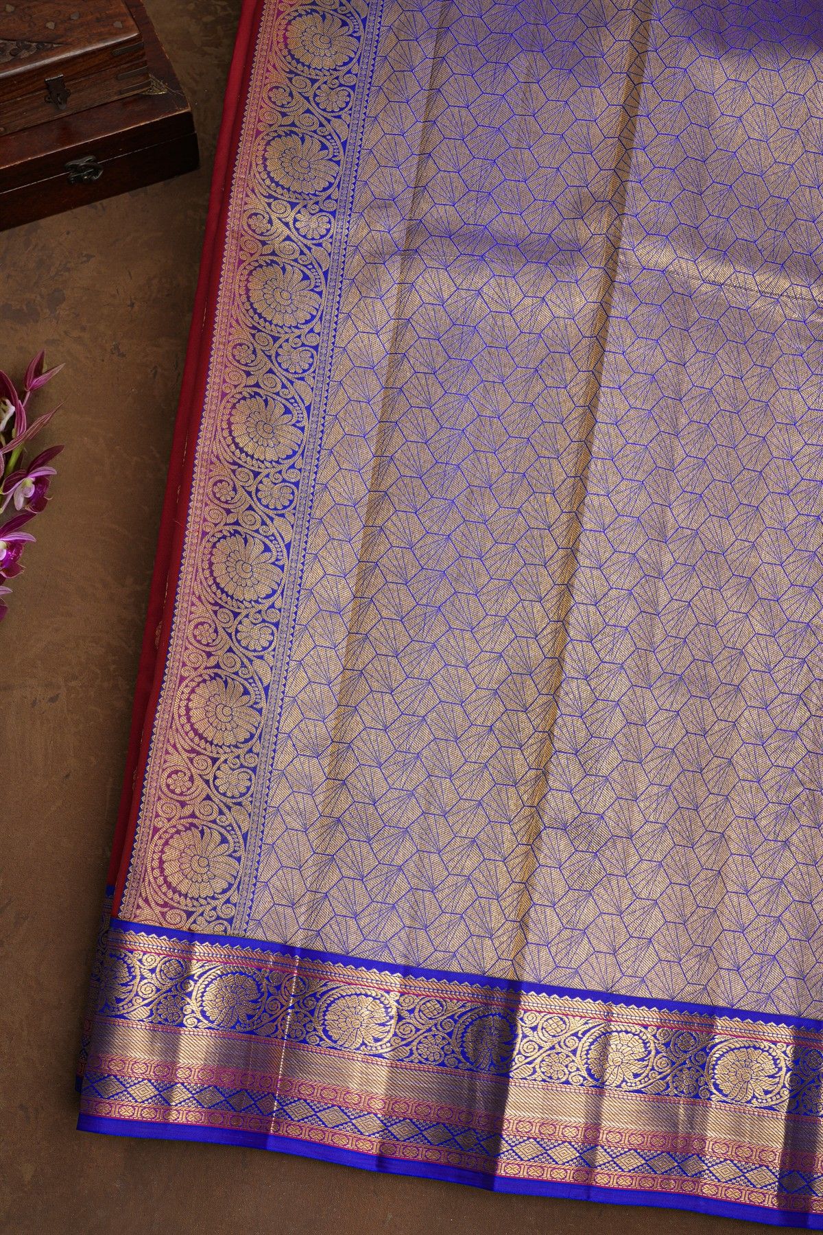 Kancheepuram Silk Maroon Saree