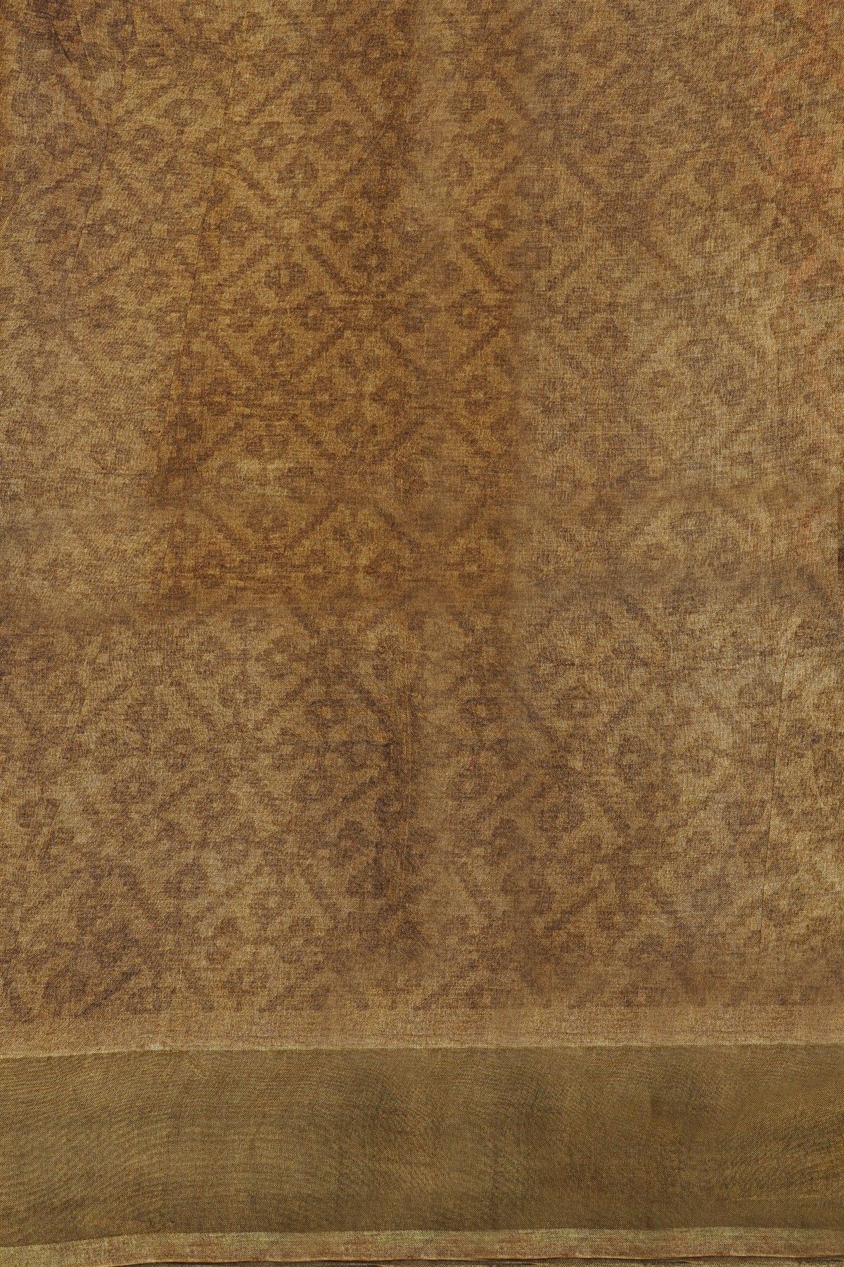 Fancy Tussar  Onion Pink Saree