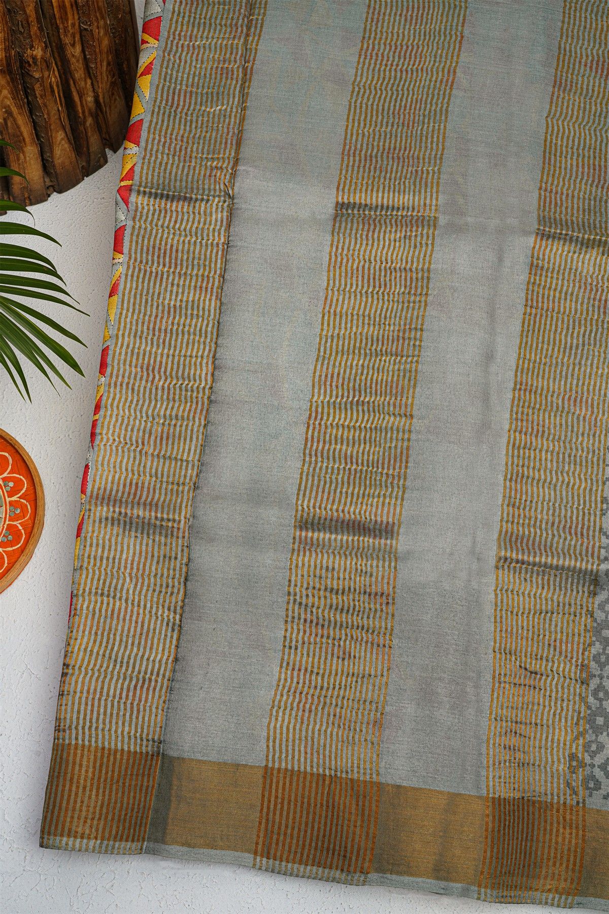 Fancy Tussar Multicolour  Saree