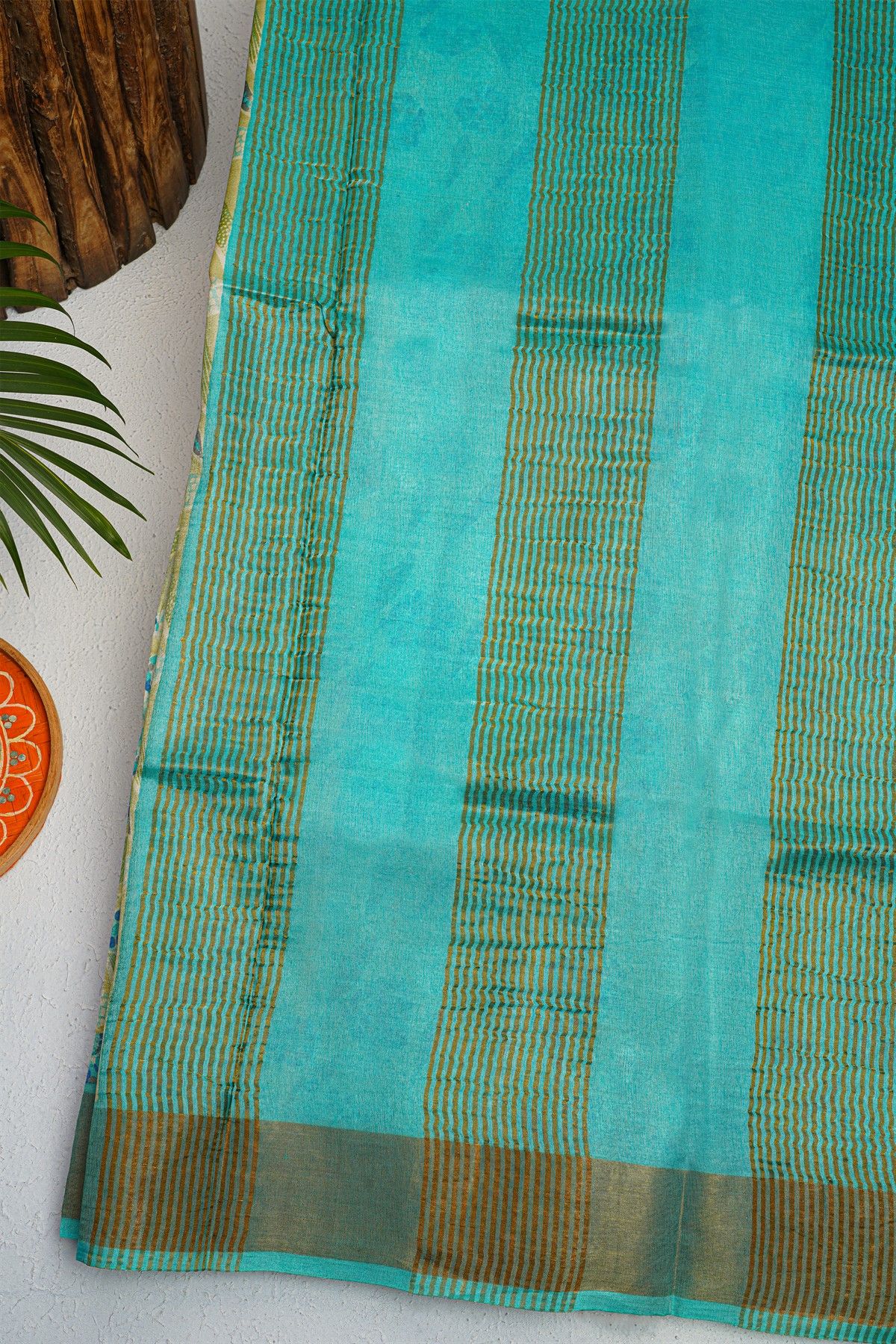 Fancy Tussar Light Green Saree