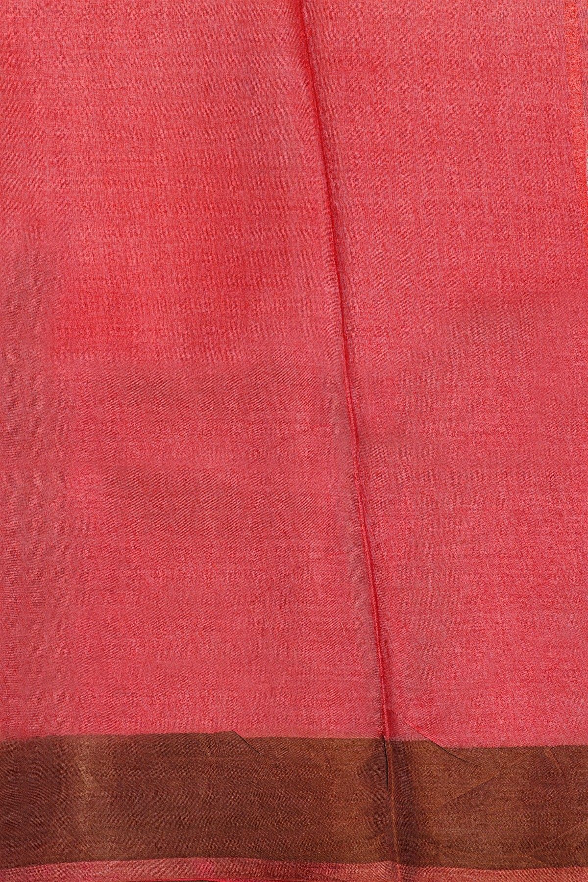 Fancy Tussar Off white Saree