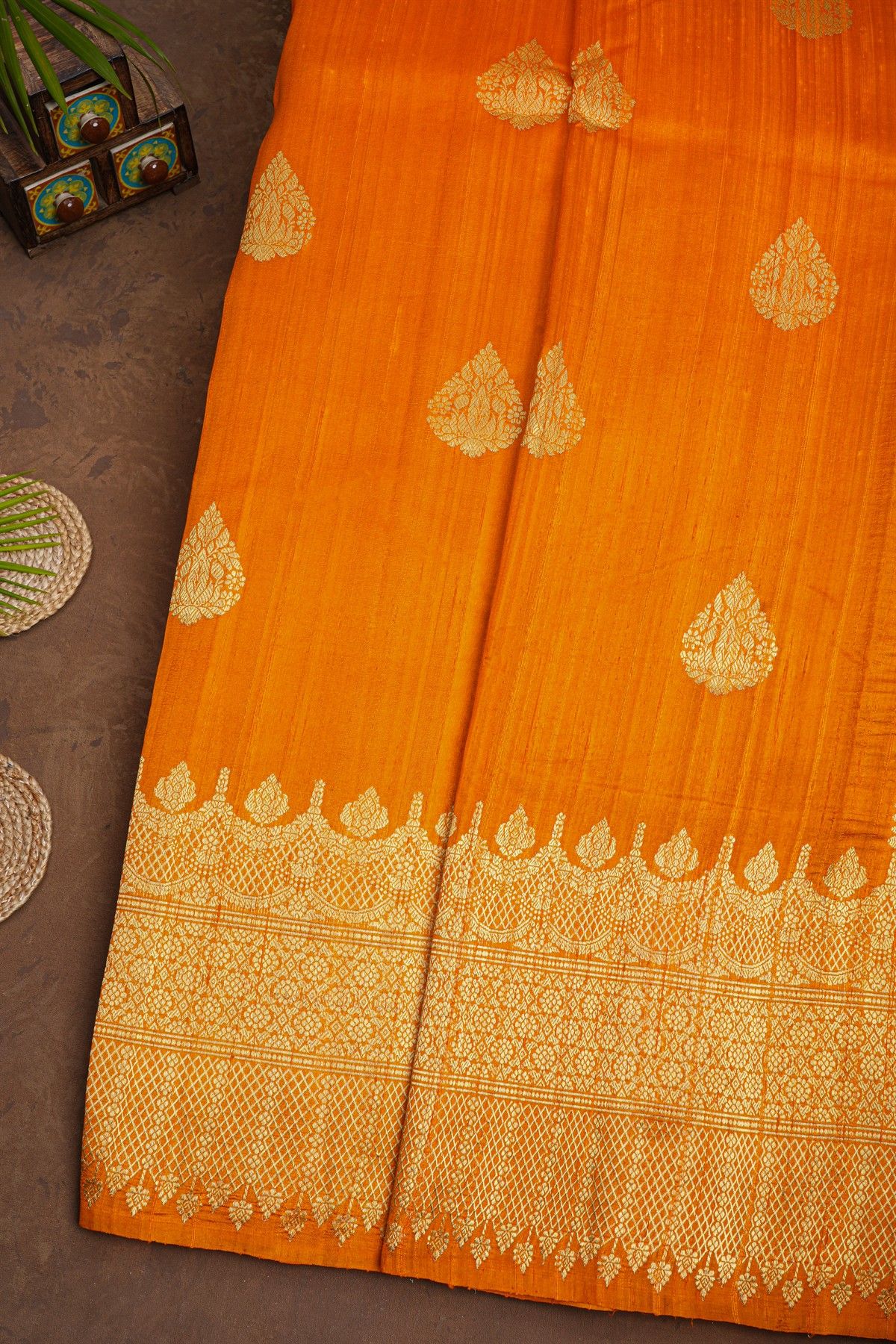 Fancy Matka Silk  Dual-Colour Saree