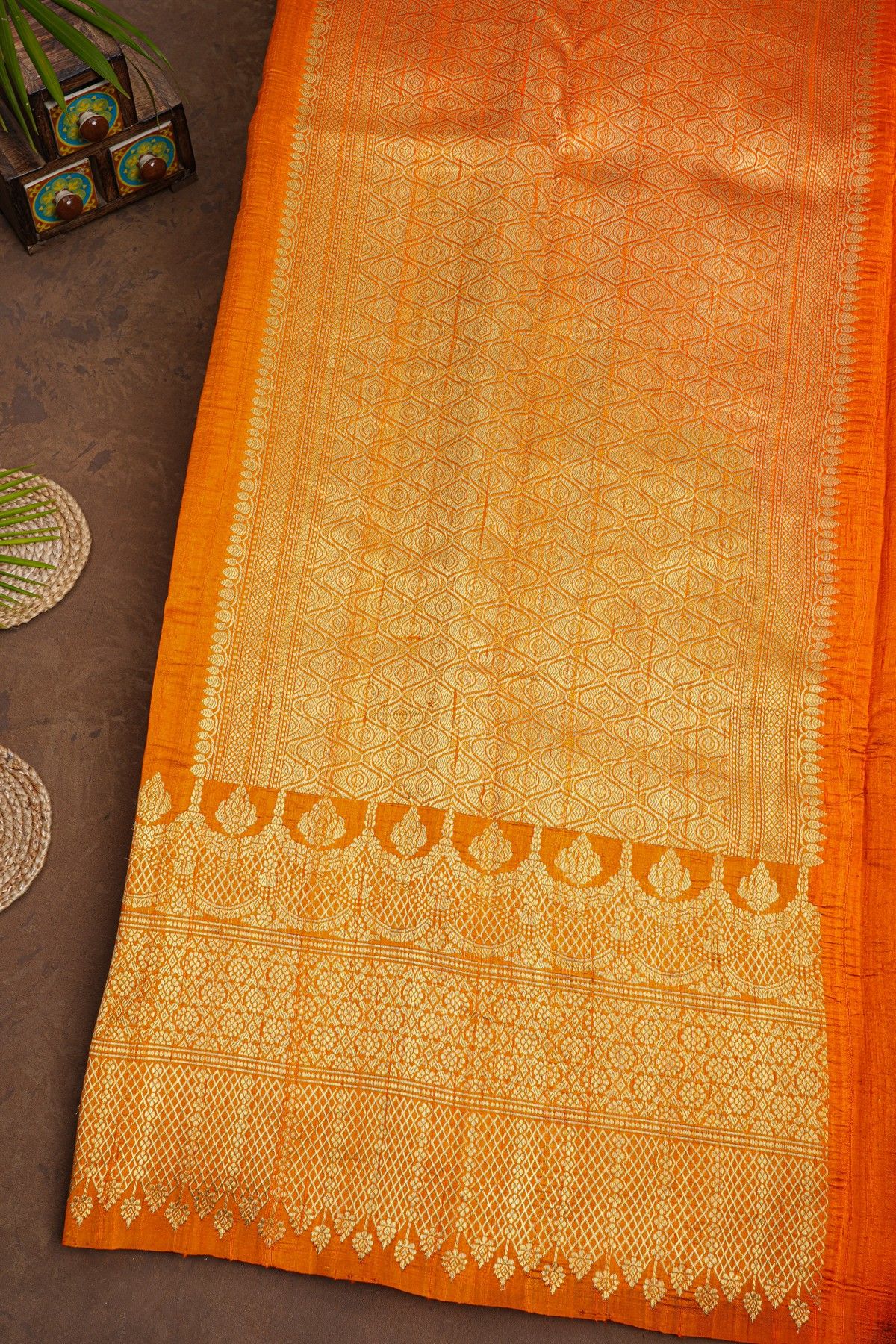 Fancy Matka Silk  Dual-Colour Saree