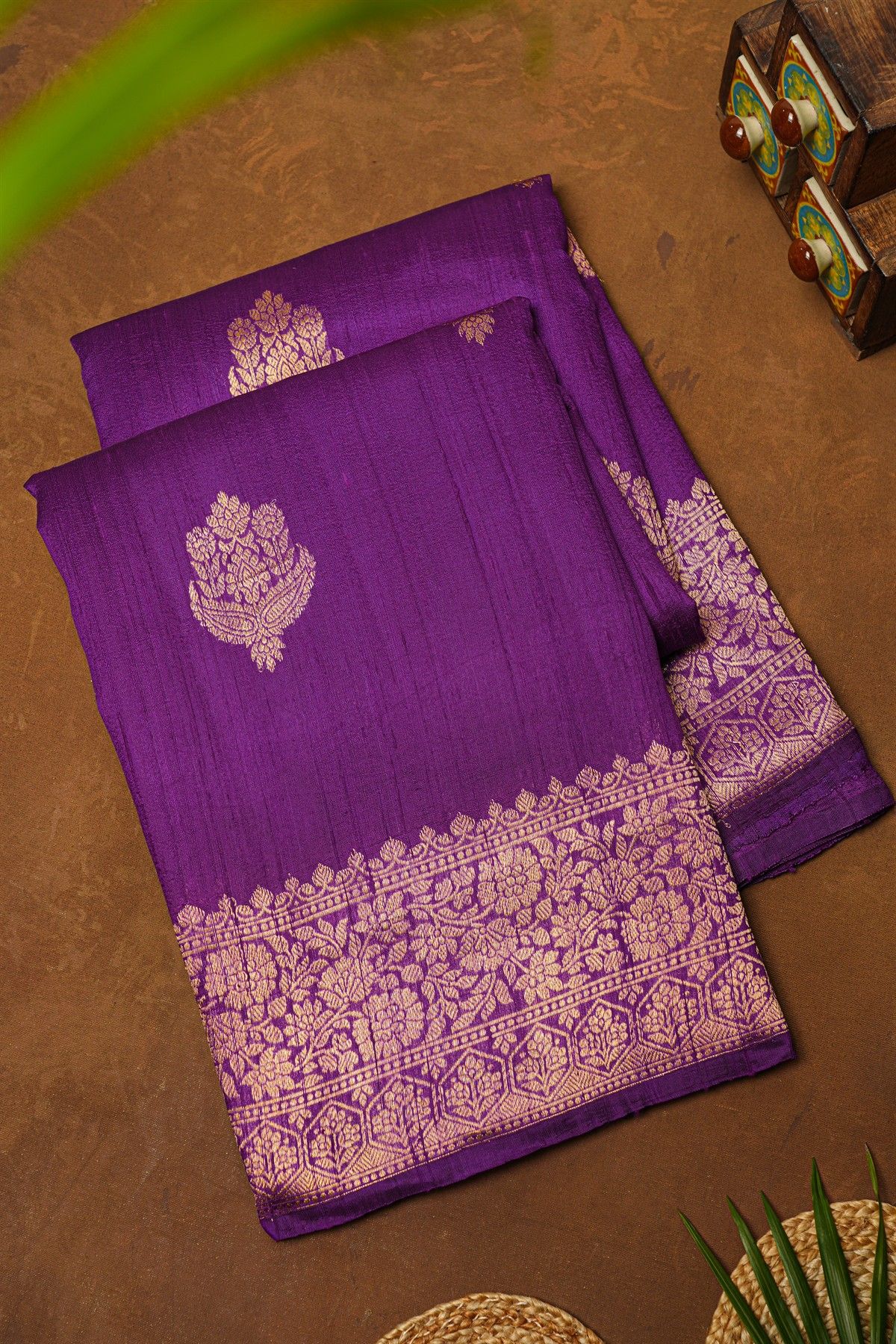 Fancy Matka Silk Lavender Saree
