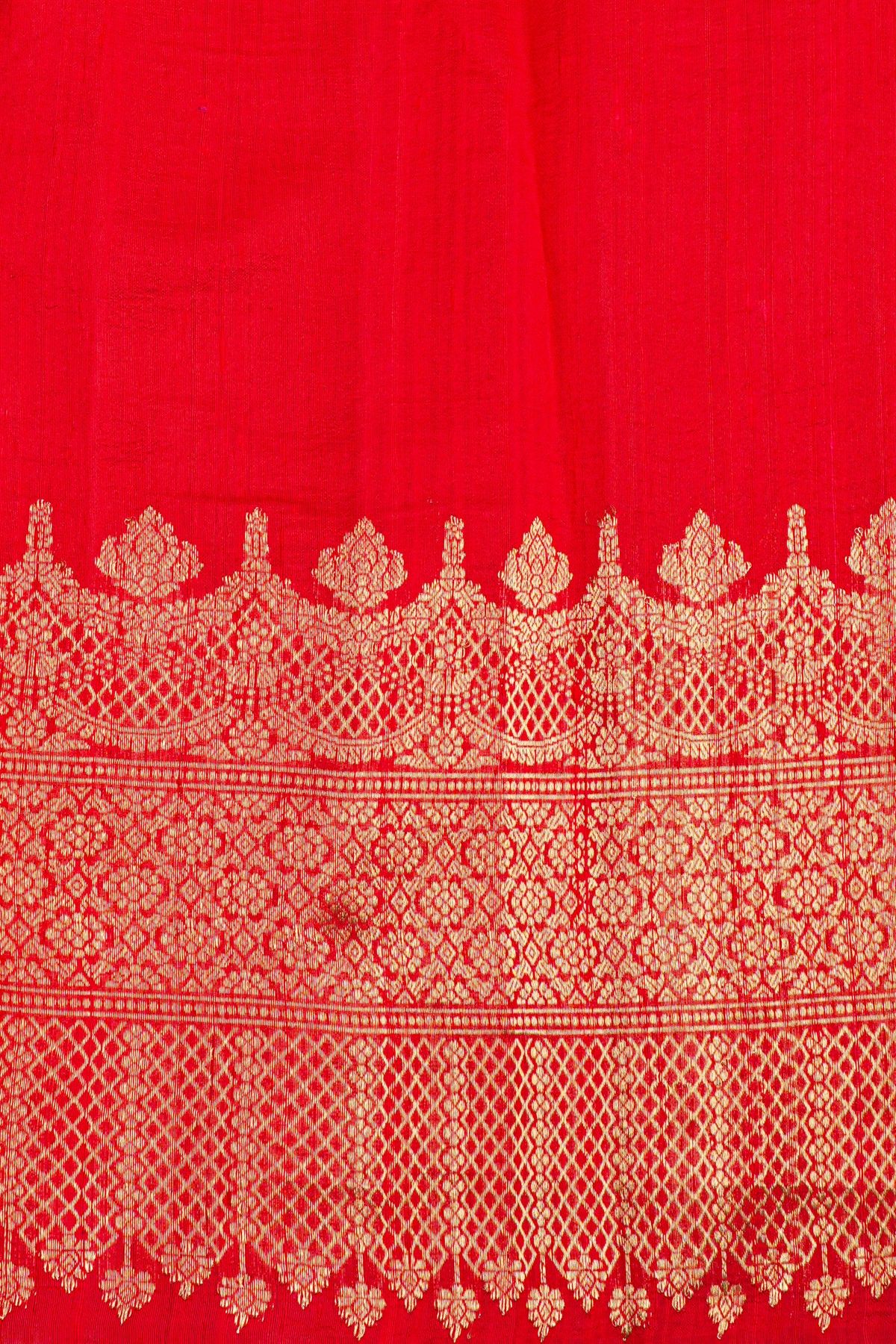 Fancy Matka Silk Red Saree