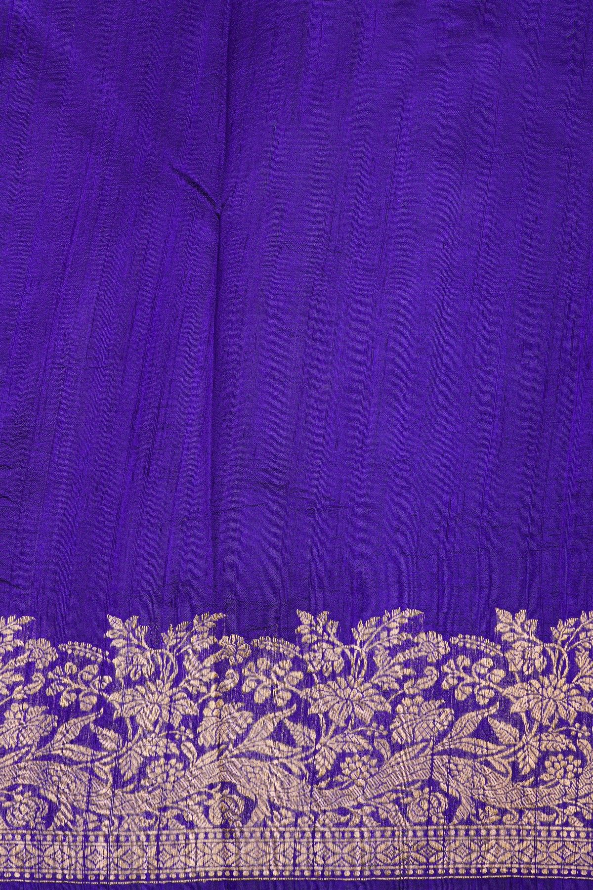 Fancy Matka Silk Blue Saree