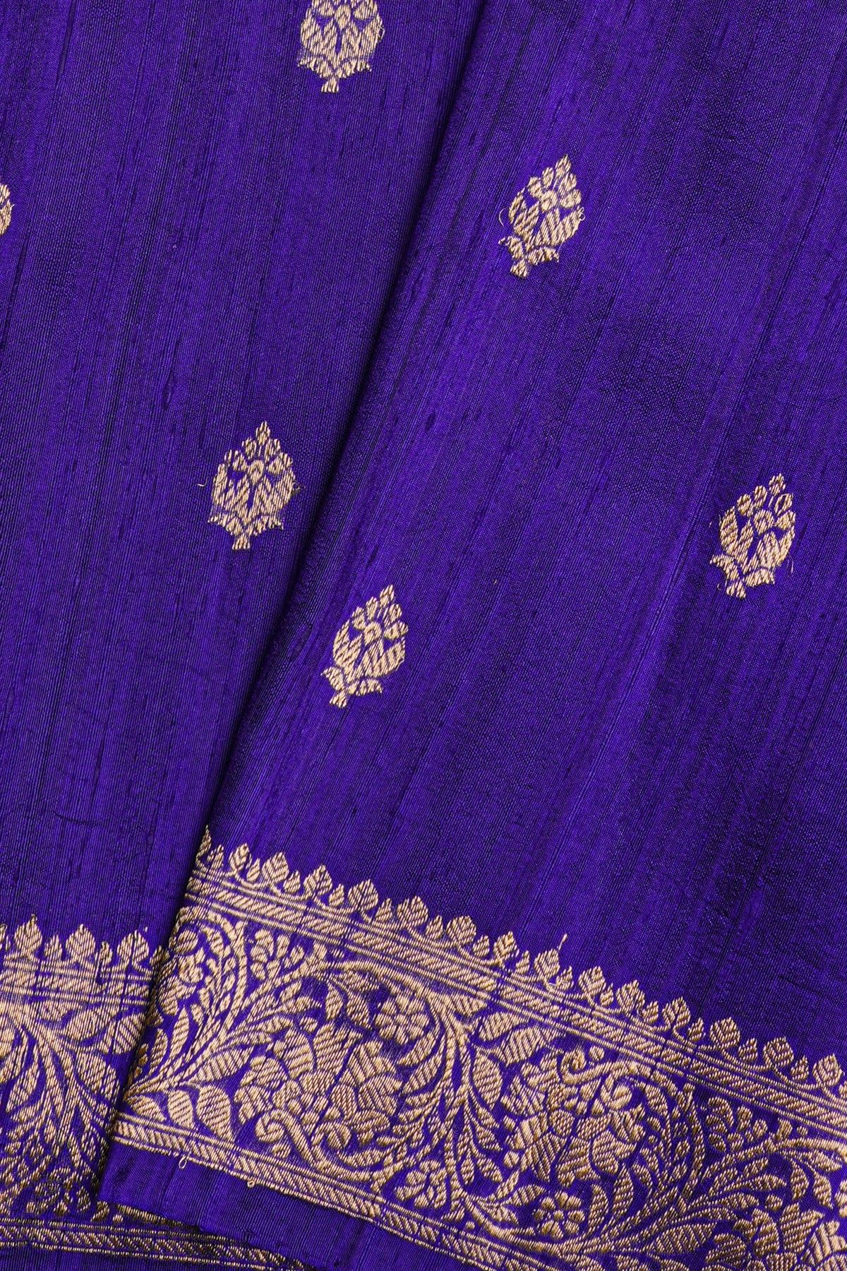 Fancy matka Silk Blue Saree