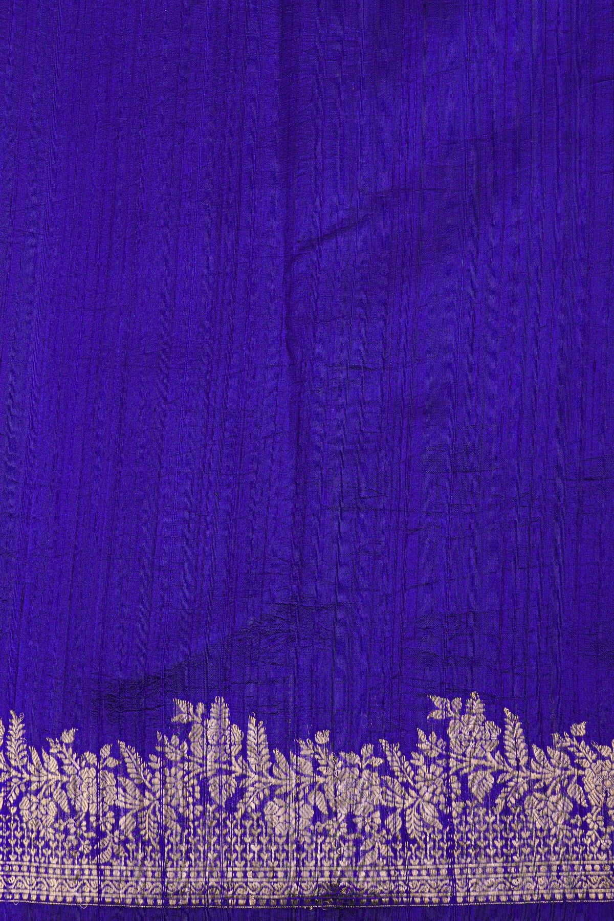 Fancy Matka Silk Blue Saree