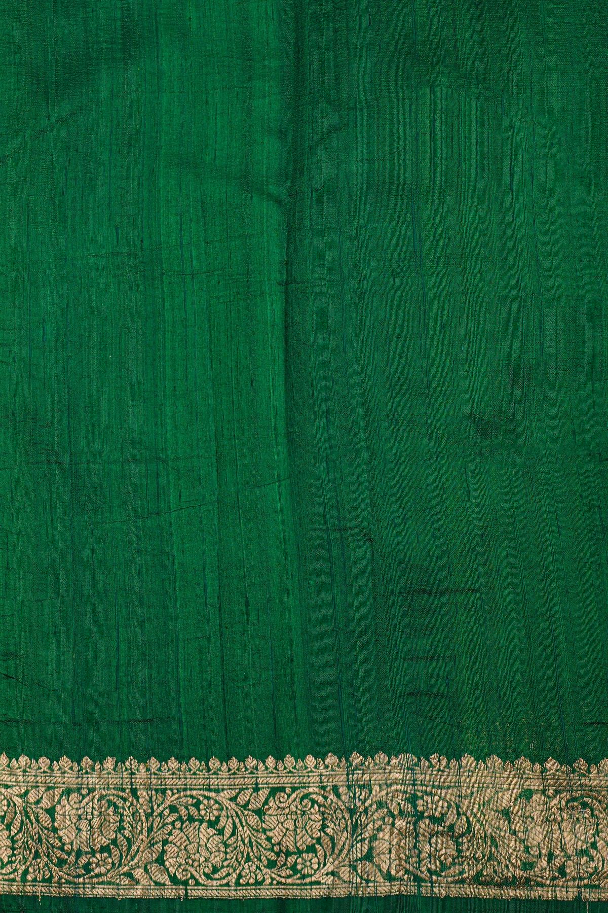 Fancy Matka Silk Green Saree