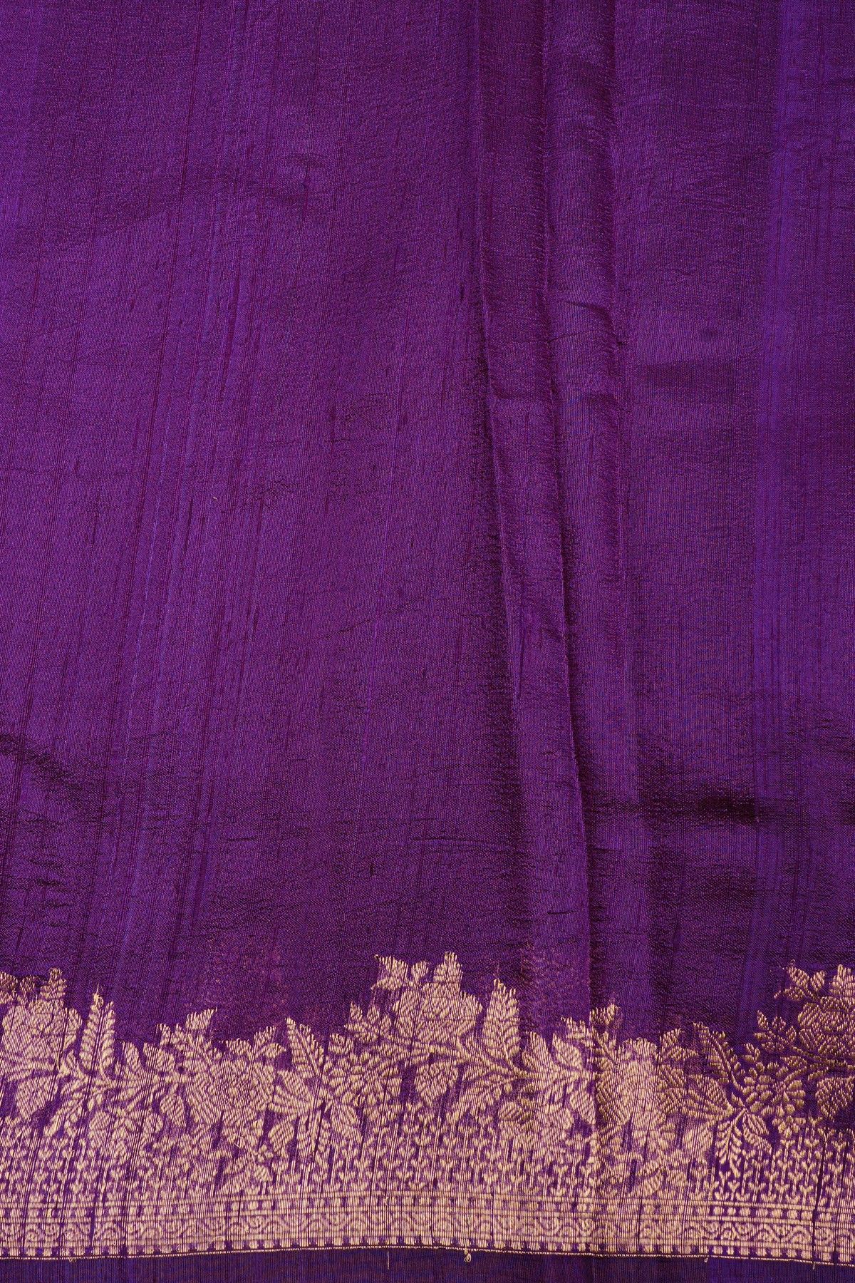 Fancy Matka Silk Purple Saree