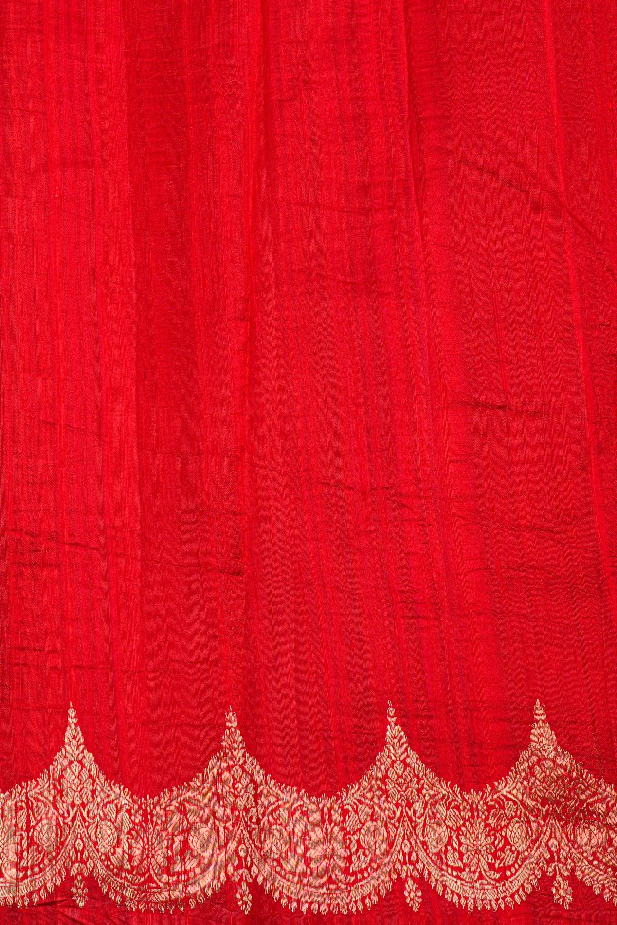 Fancy Matka Silk Red saree