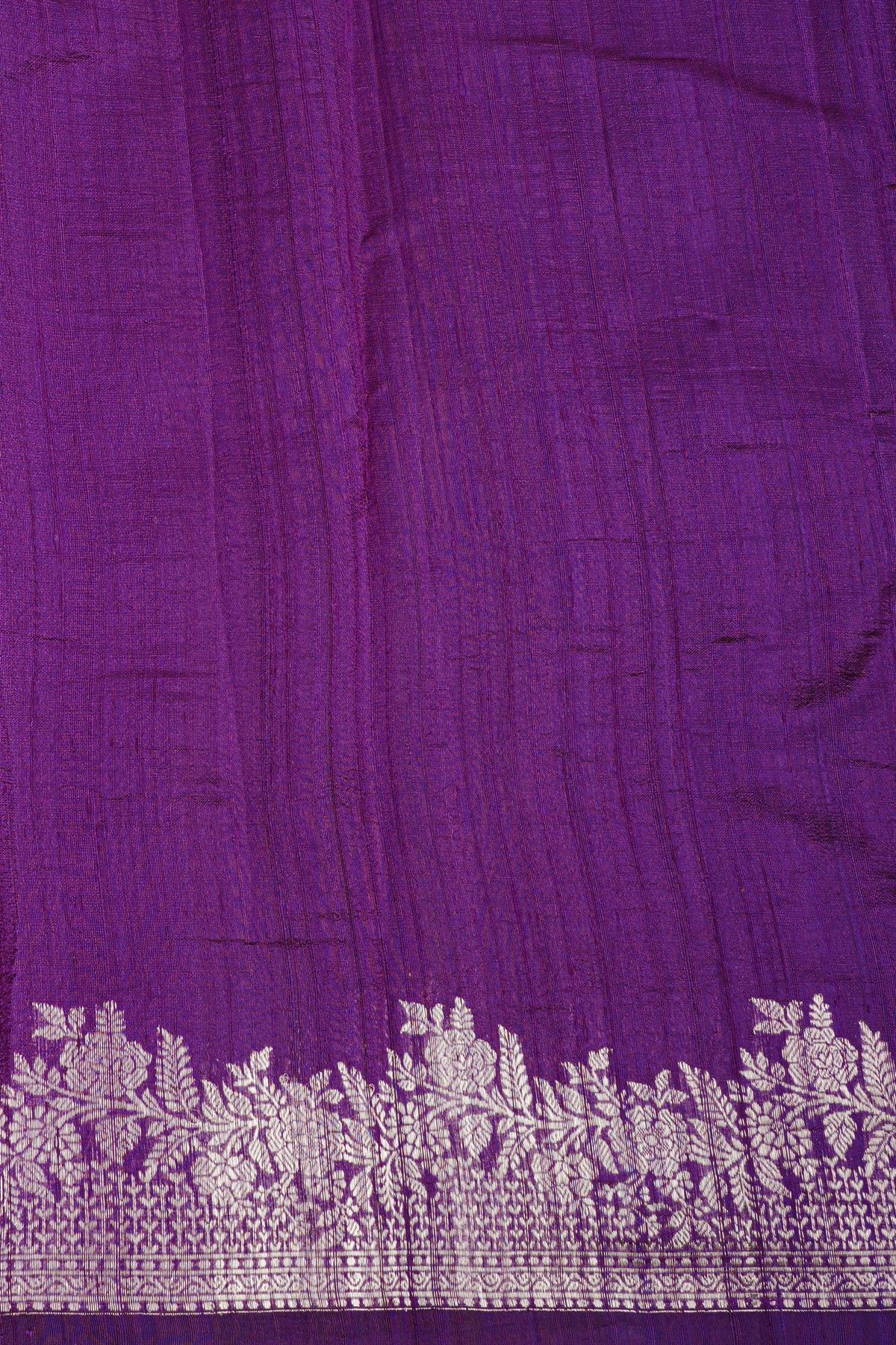 Fancy Matka Silk Violet Saree