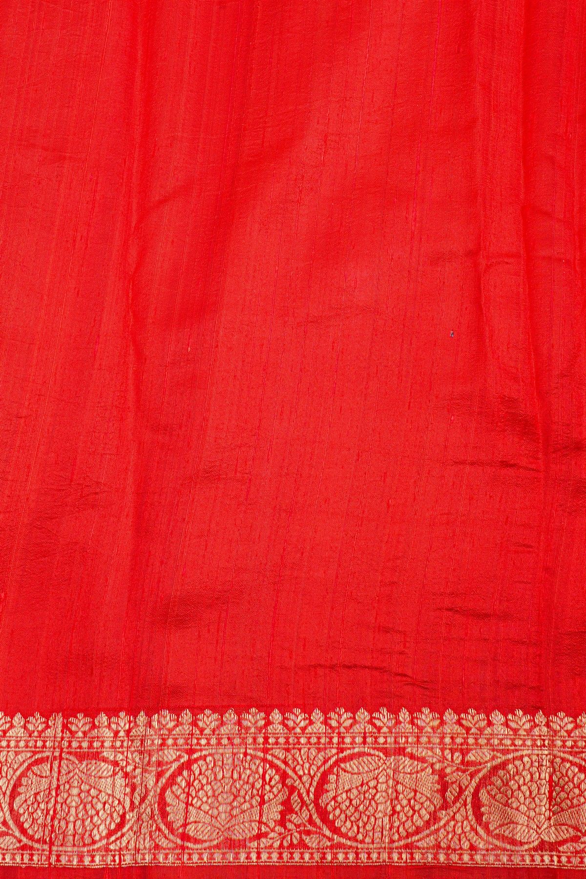Fancy Matka Silk Red Saree