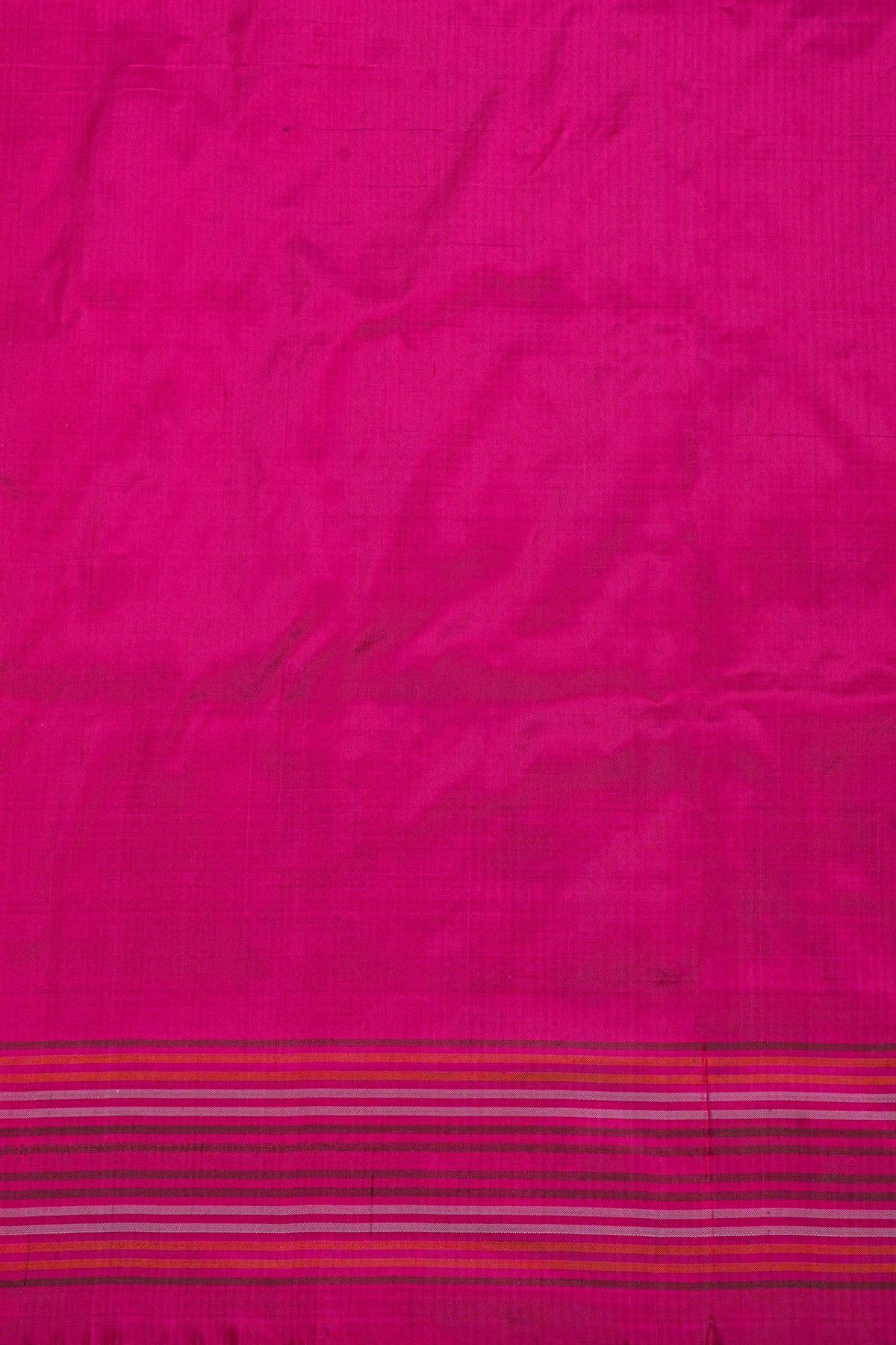 Ikat Silk Sea Green Saree