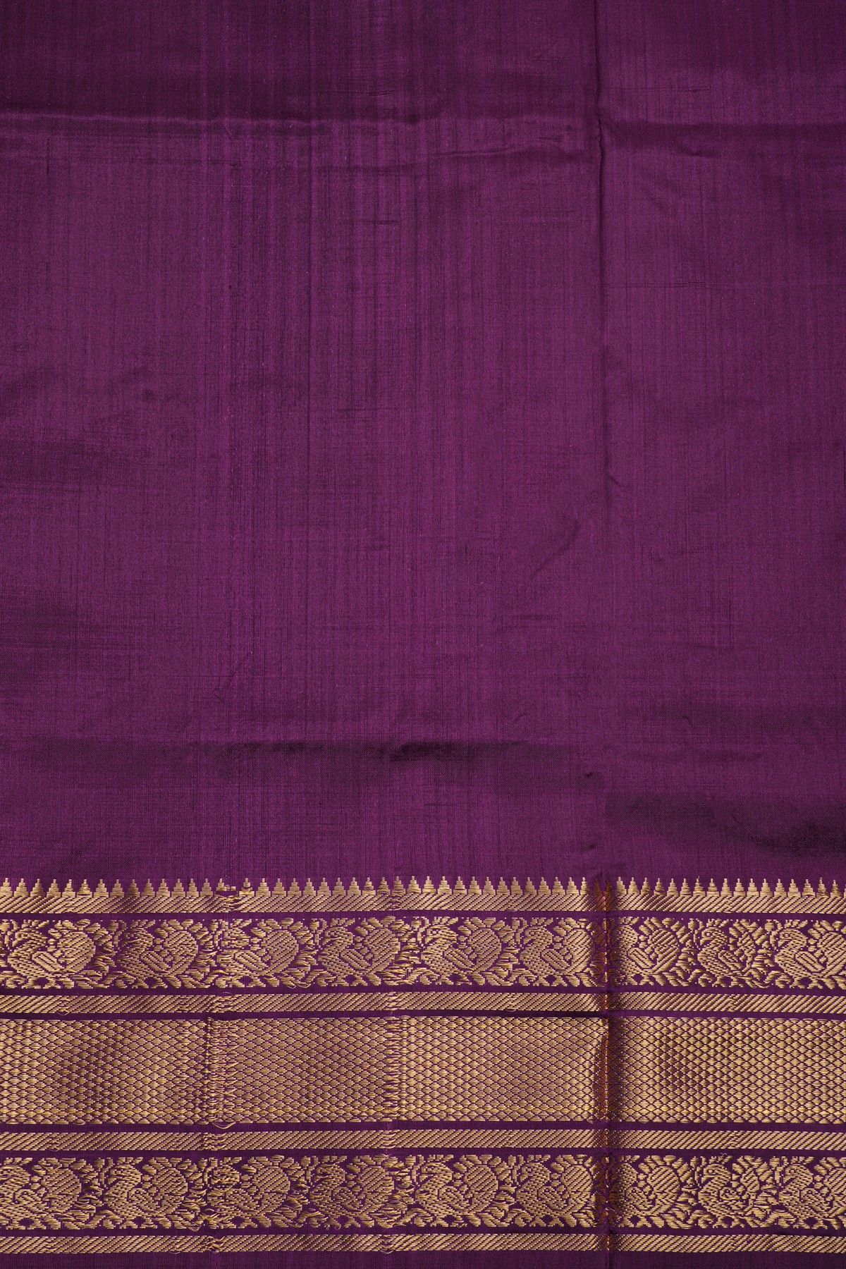 Ikat Silk Orange Saree