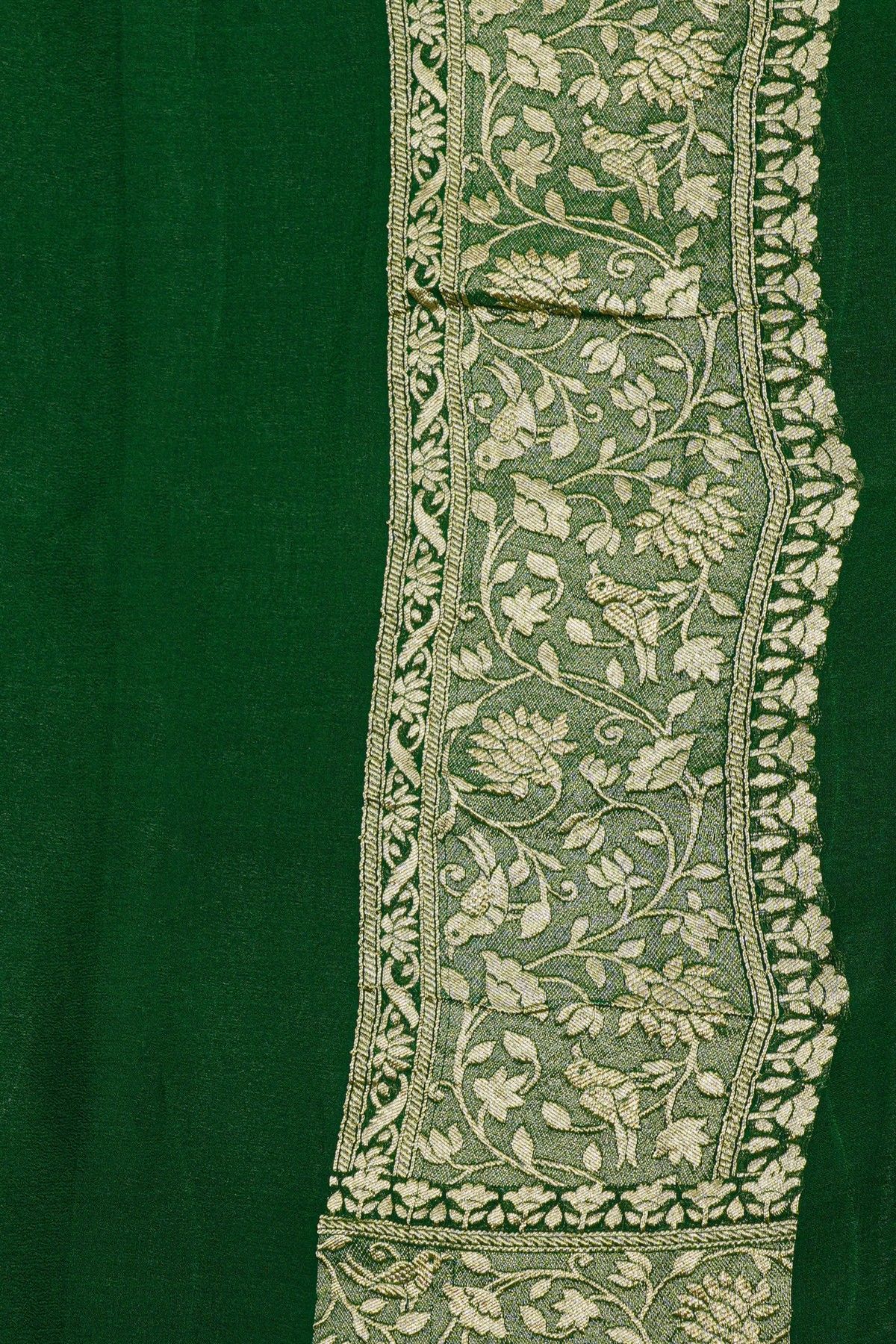 Kaddi Georgette Red Saree