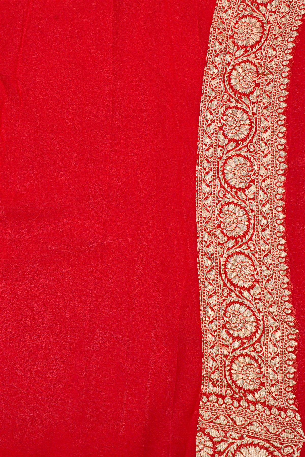 Kaddi Georgette Bottle Green Saree