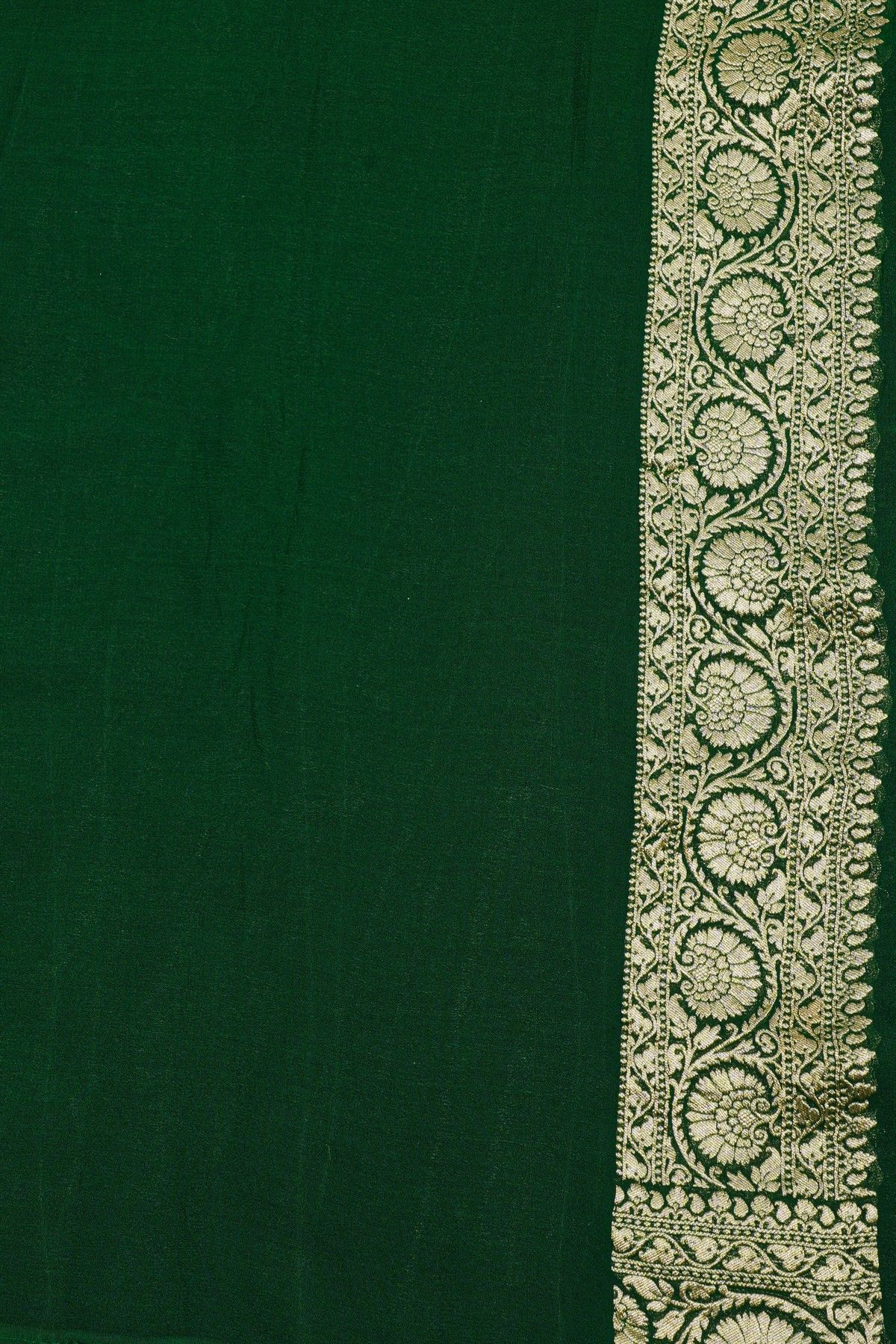 Kaddi Gerogette Wine Saree