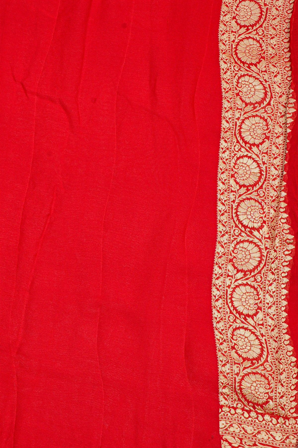 Kaddi Georgette Teal Blue saree