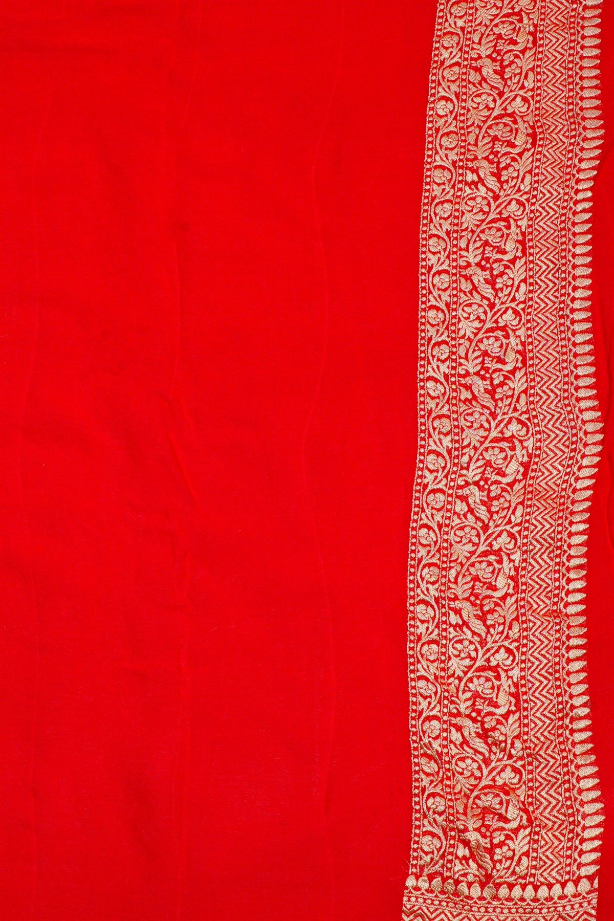 Kaddi Georgette Purple Saree