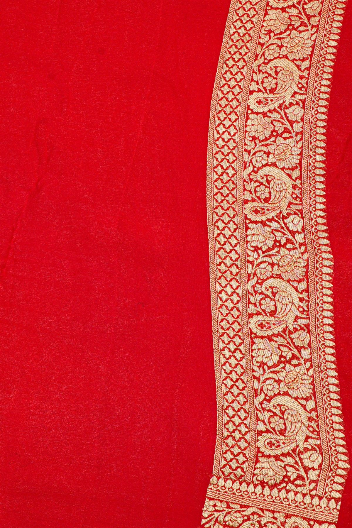 Kaddi Georgette Teal Blue Saree