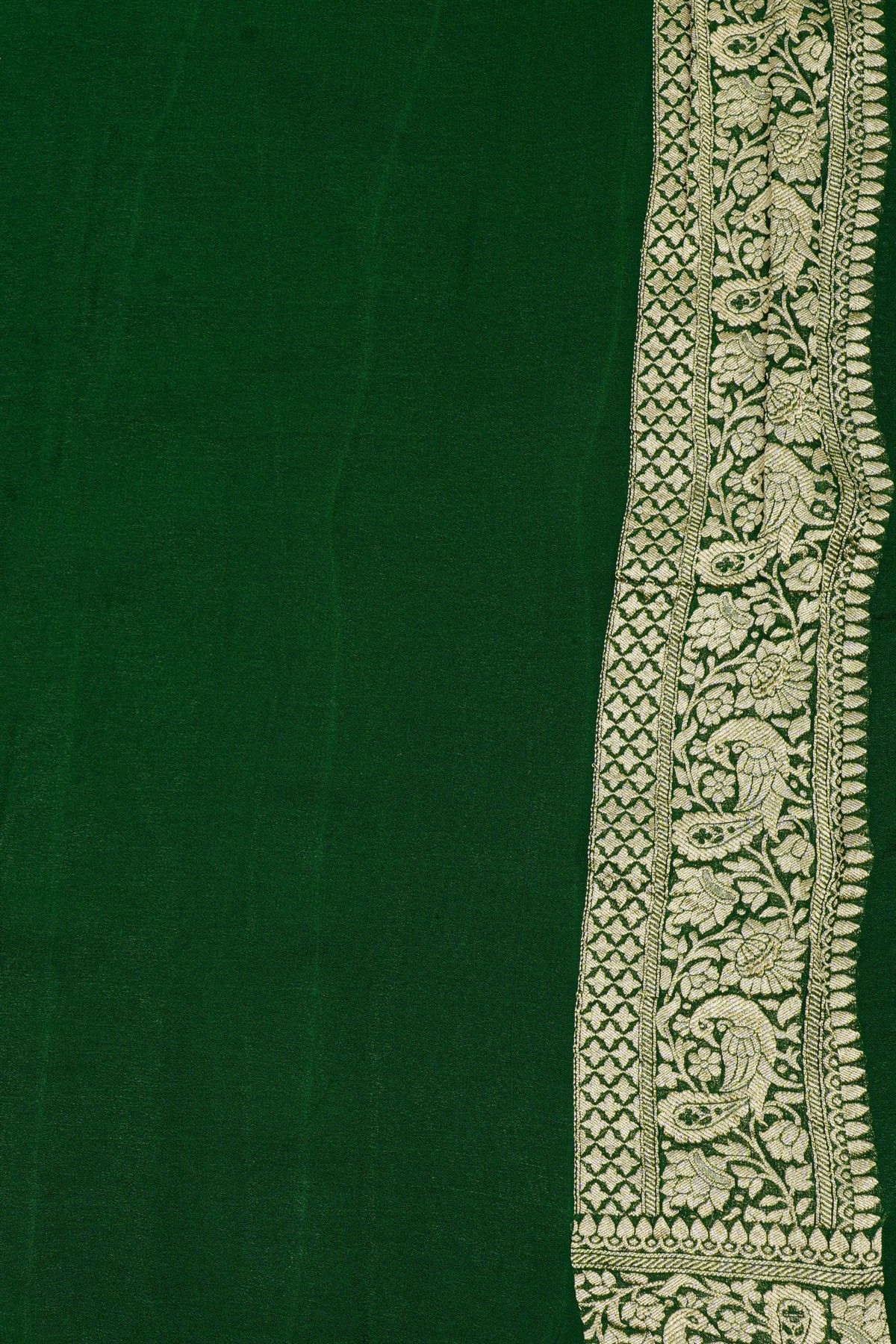 Kaddi Georgette Red Saree