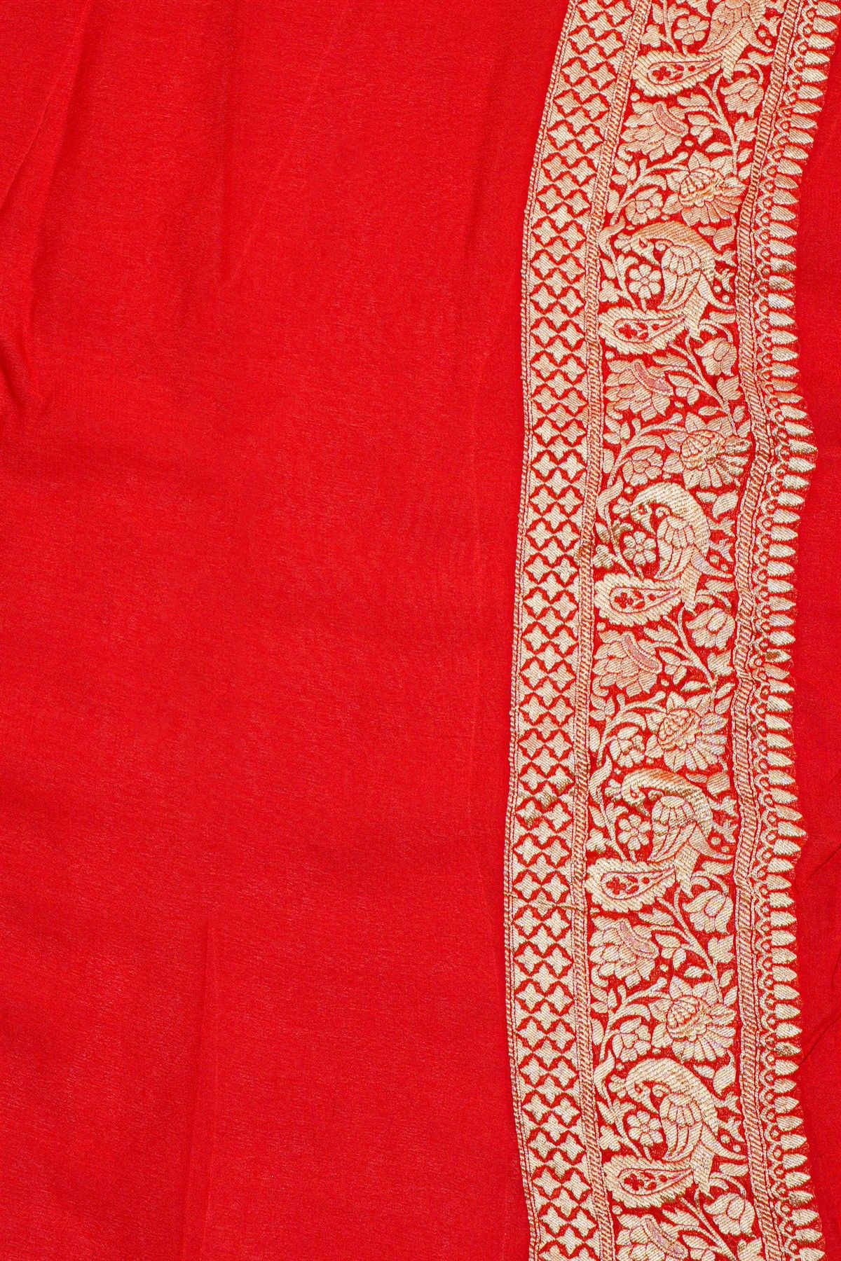 Kaddi Georgette Bottle Green Saree