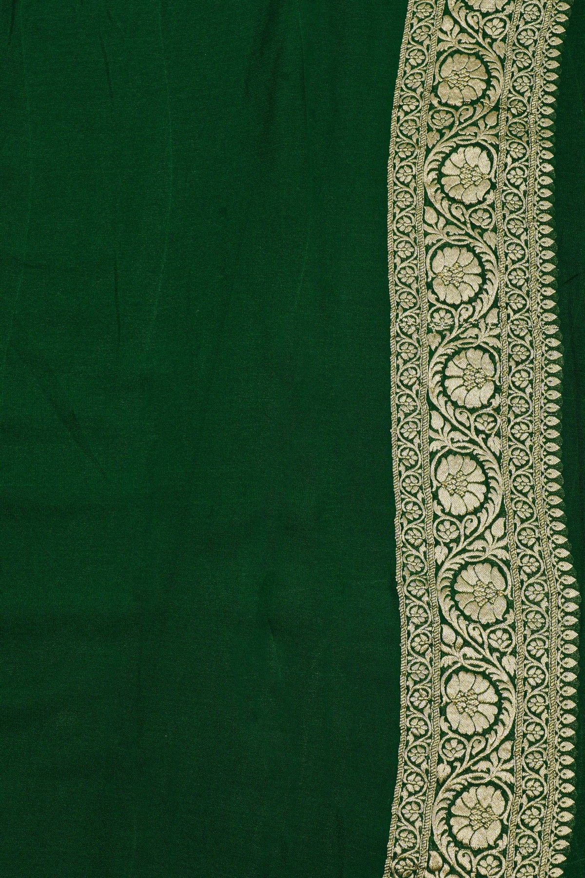 Kaddi Gerogette Wine Saree