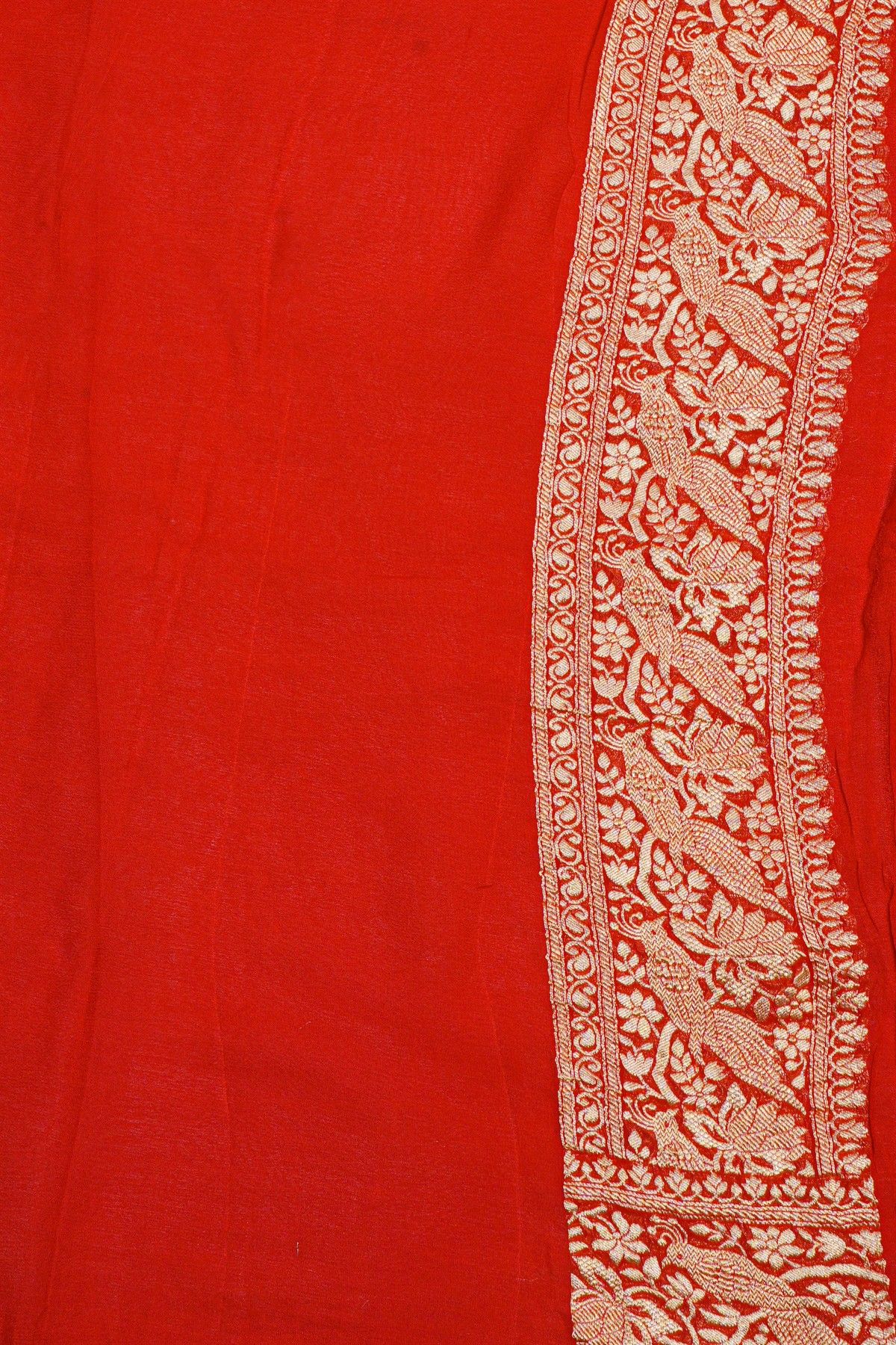 Kaddi Georgette Bottle Green Saree