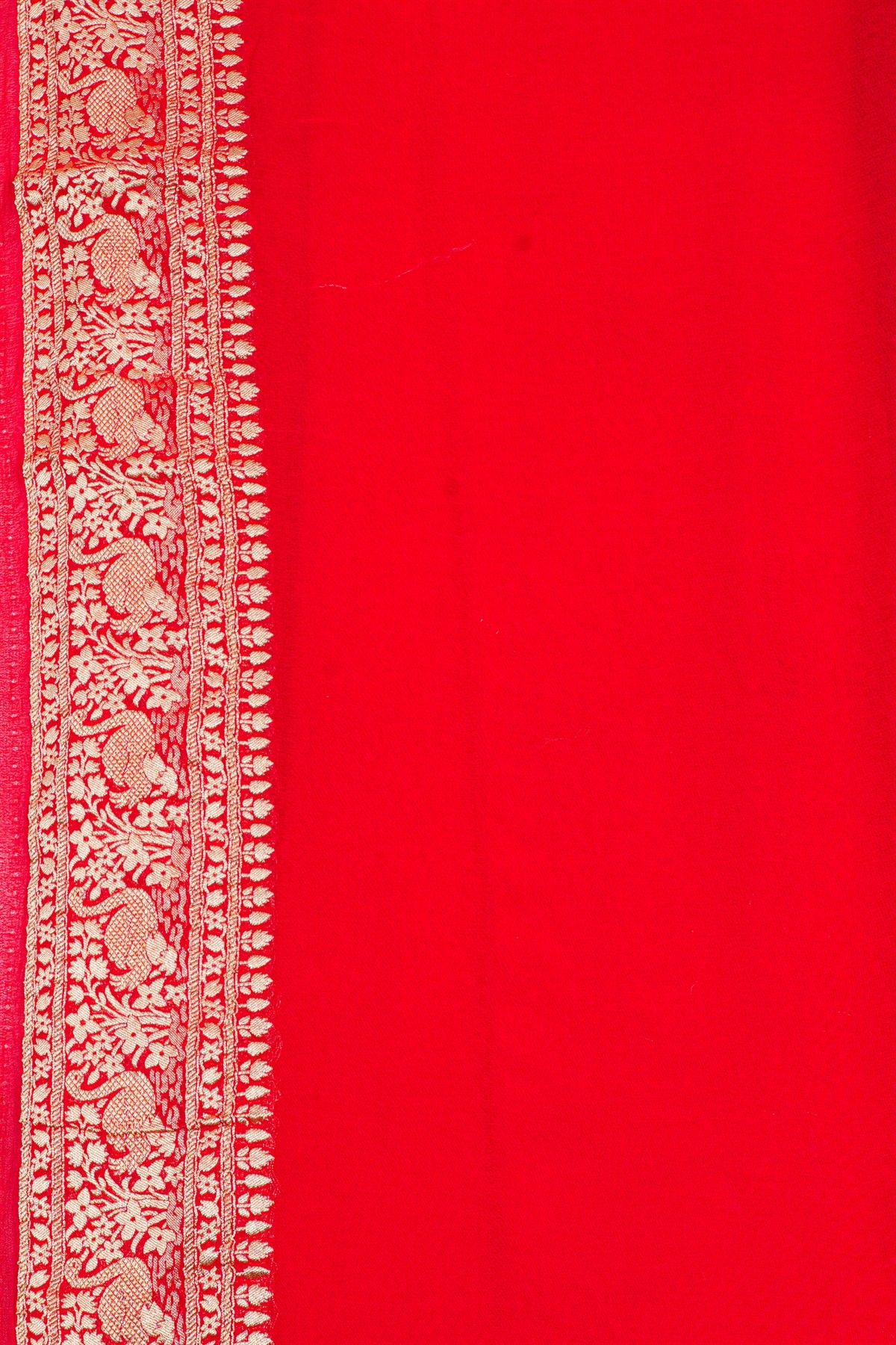 Kaddi Georgette Wine Saree