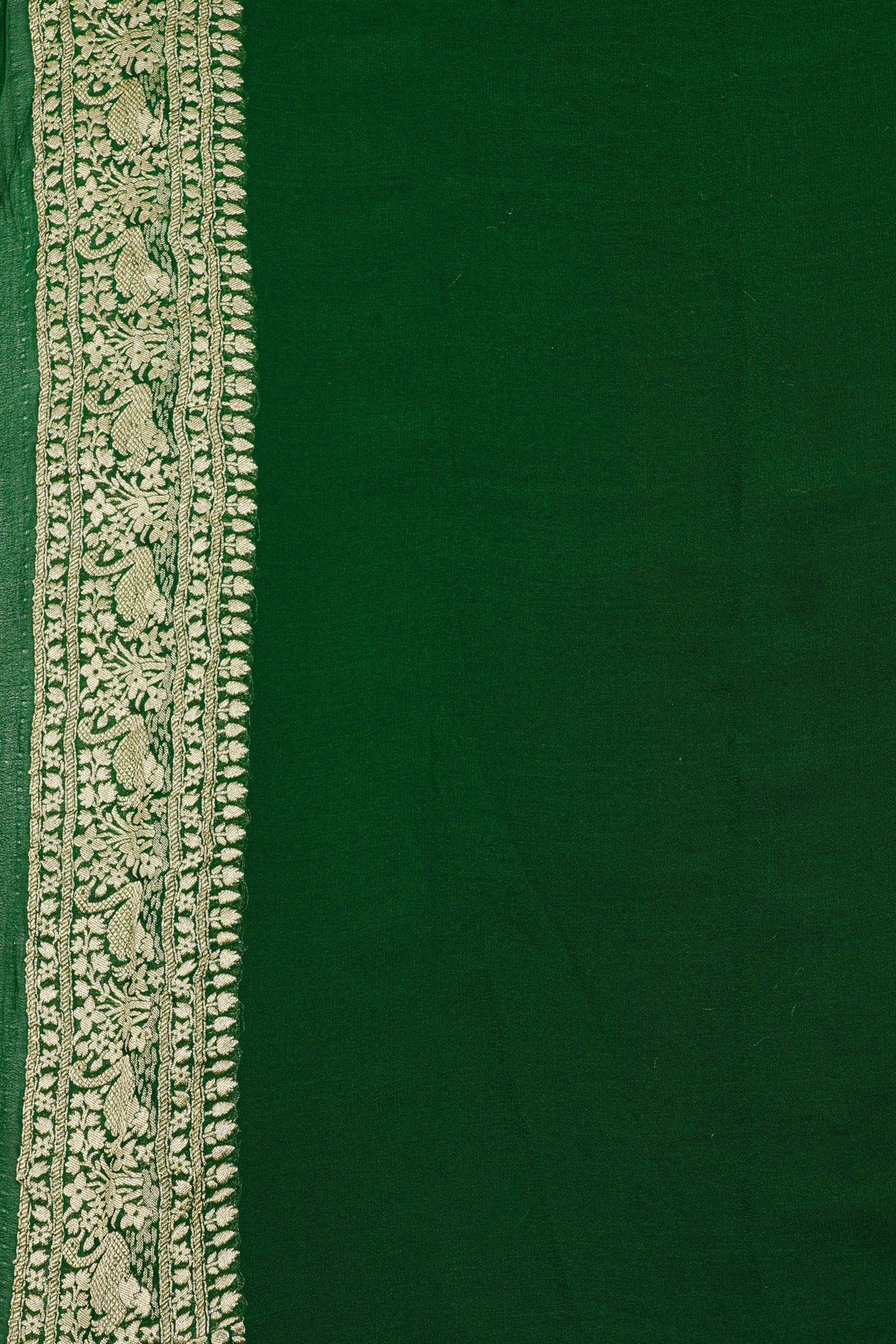 kaddi Georgette Red Saree