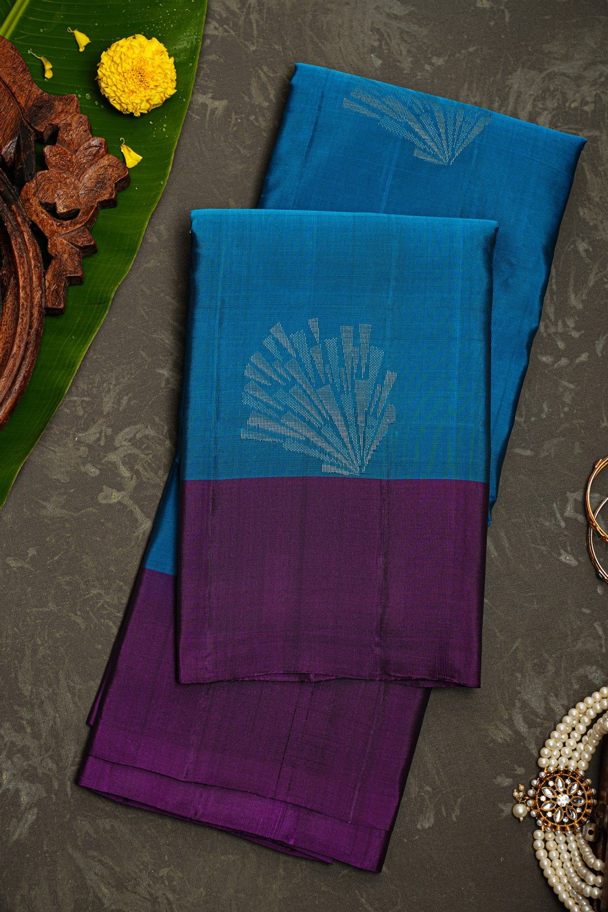 Coimbatore Soft Silk Blue Saree