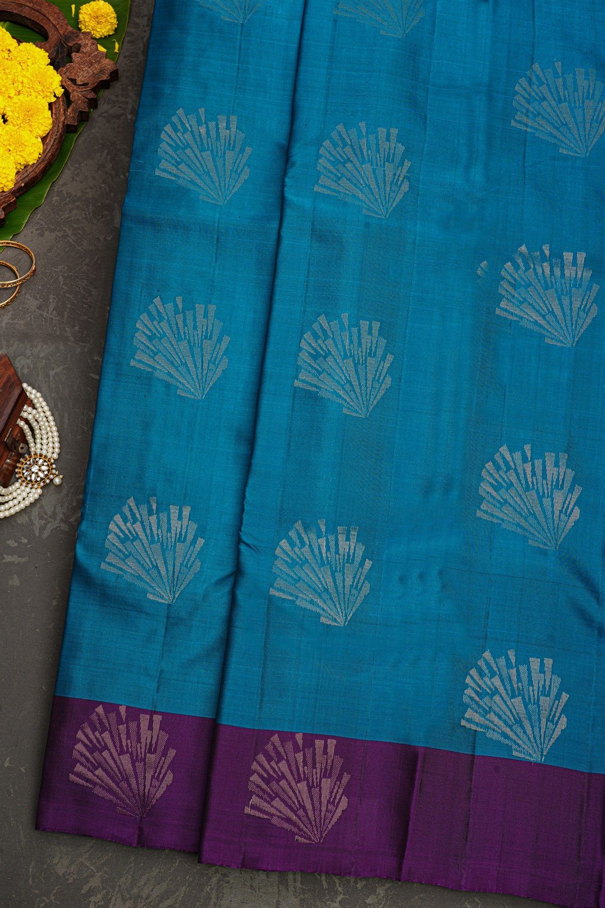 Coimbatore Soft Silk Blue Saree