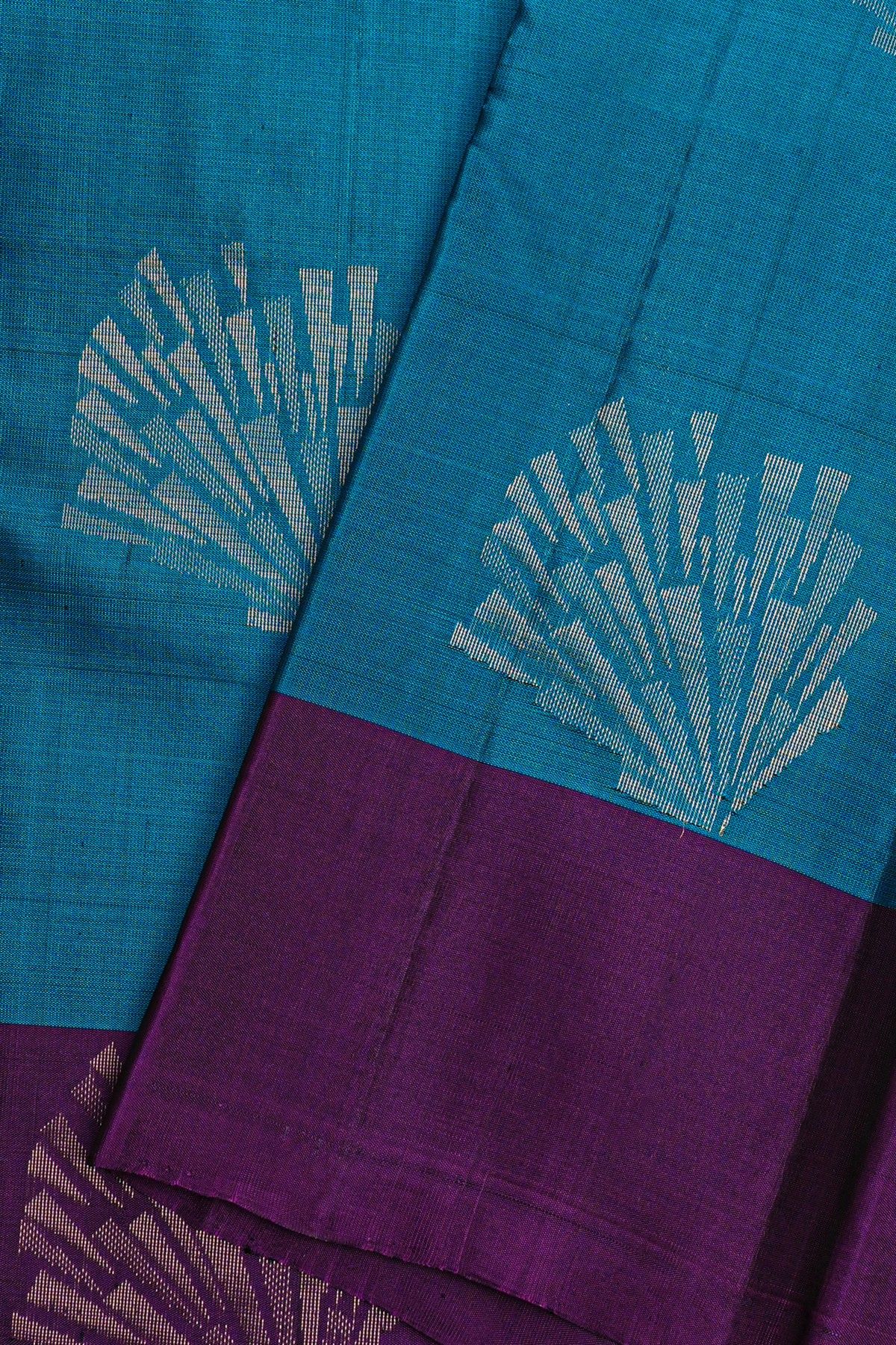 Coimbatore Soft Silk Blue Saree