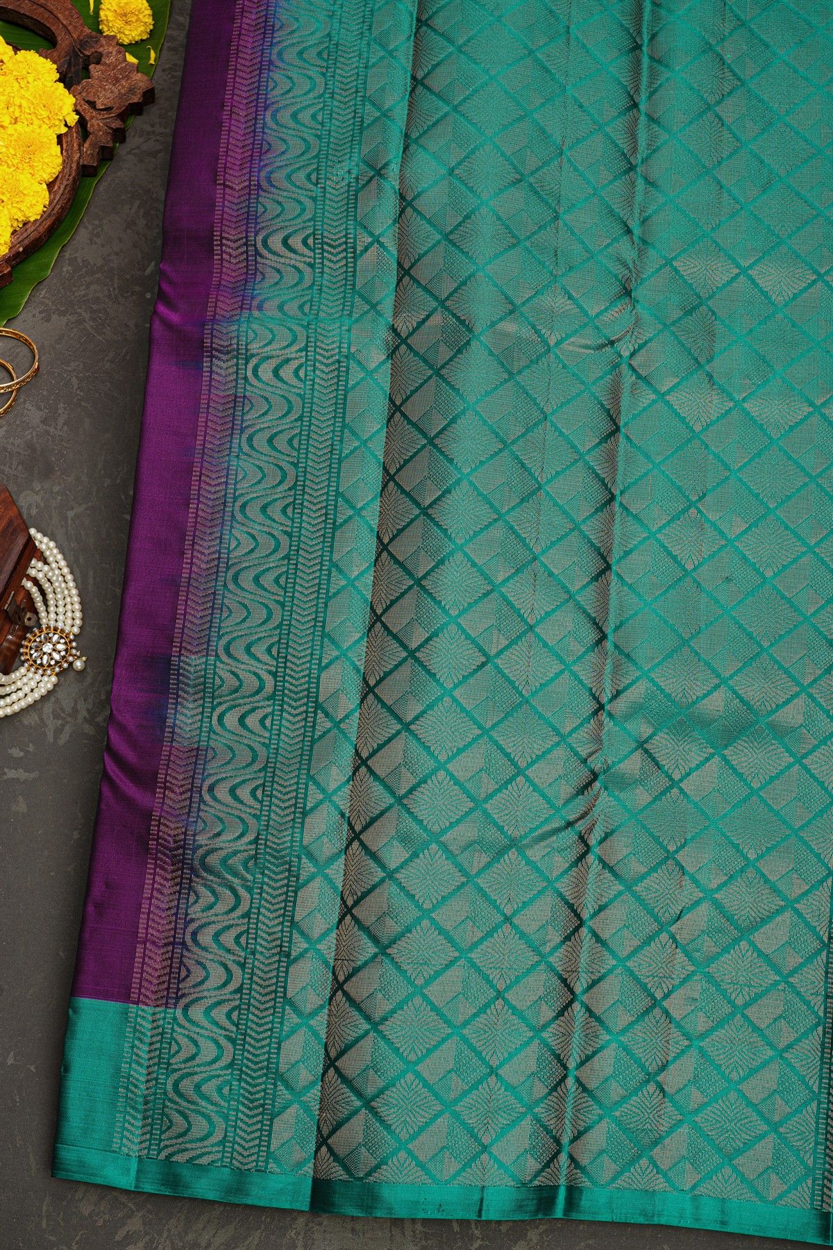 Coimbatore Soft Silk Violet Saree