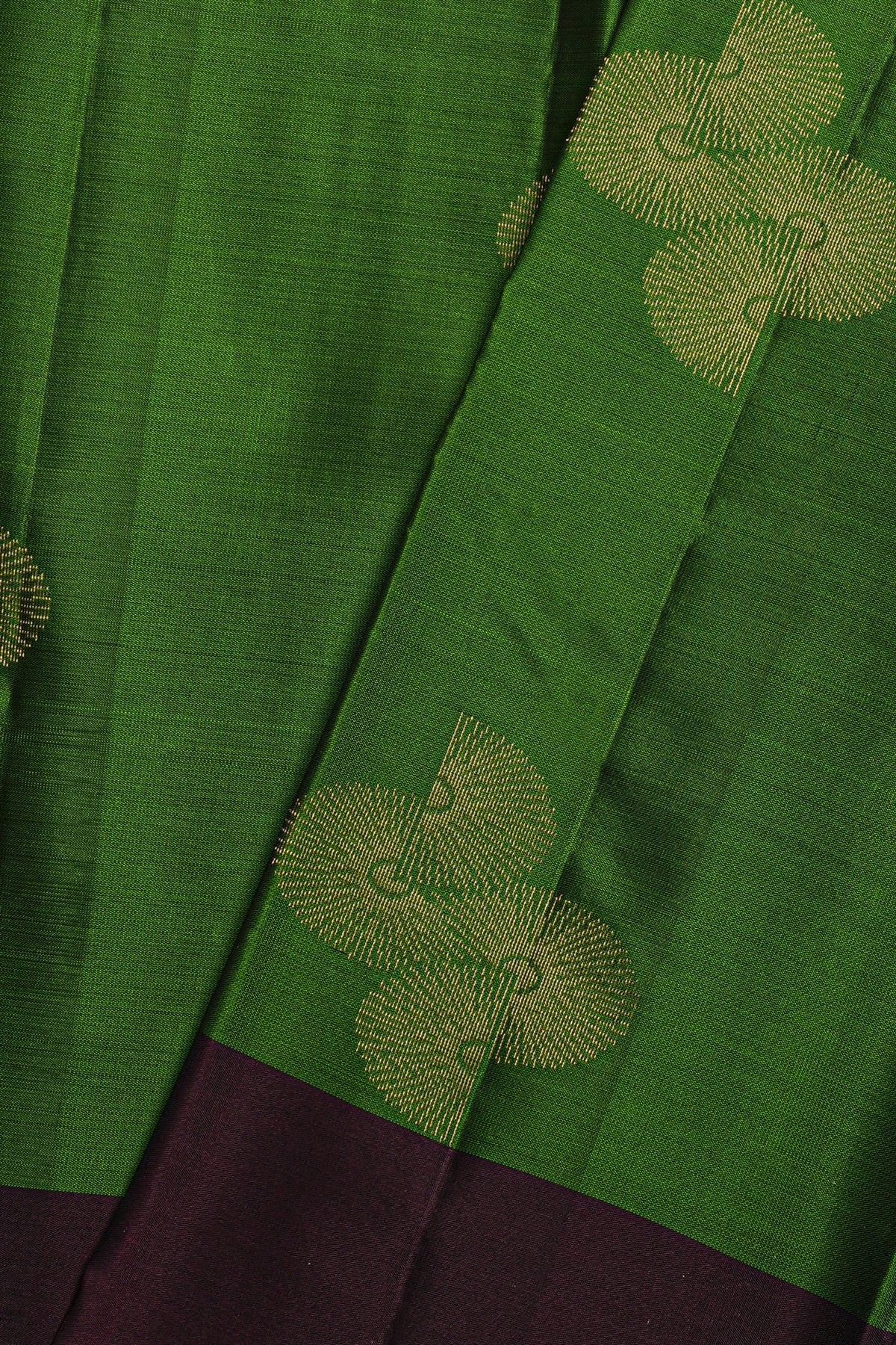 Coimbatore Soft Silk Green Saree
