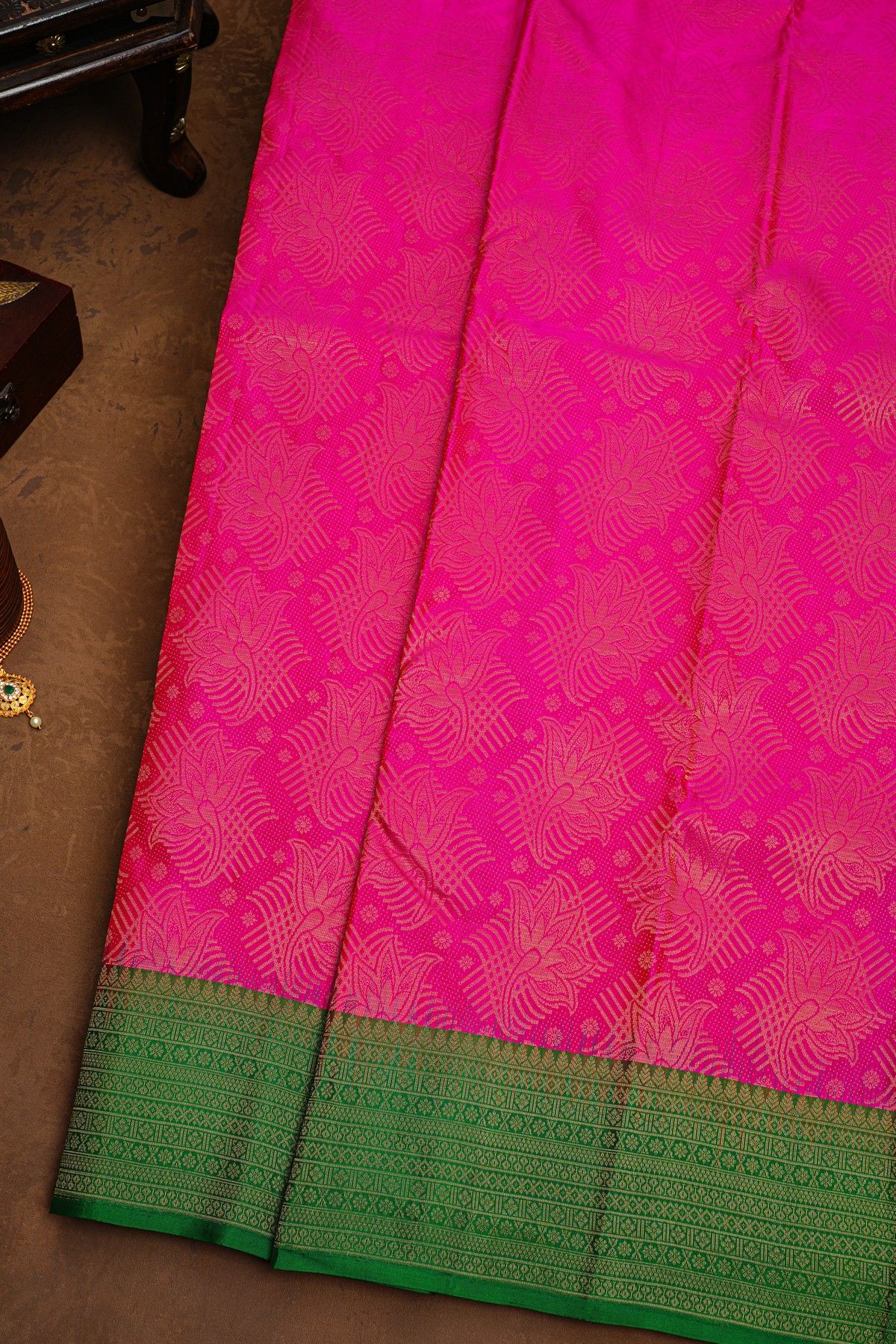 Coimbatore Soft Silk Pink Saree