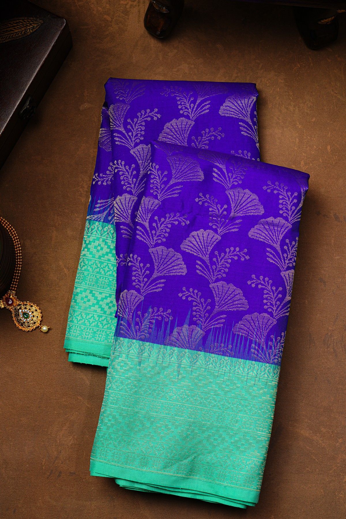 Coimbatore Soft Silk Royal Blue Saree