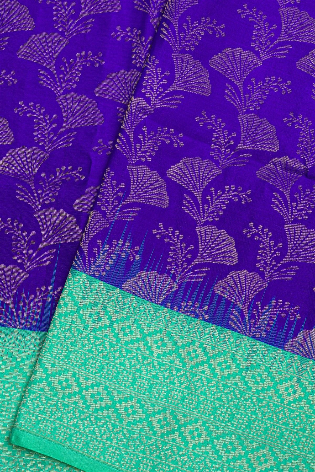 Coimbatore Soft Silk Royal Blue Saree