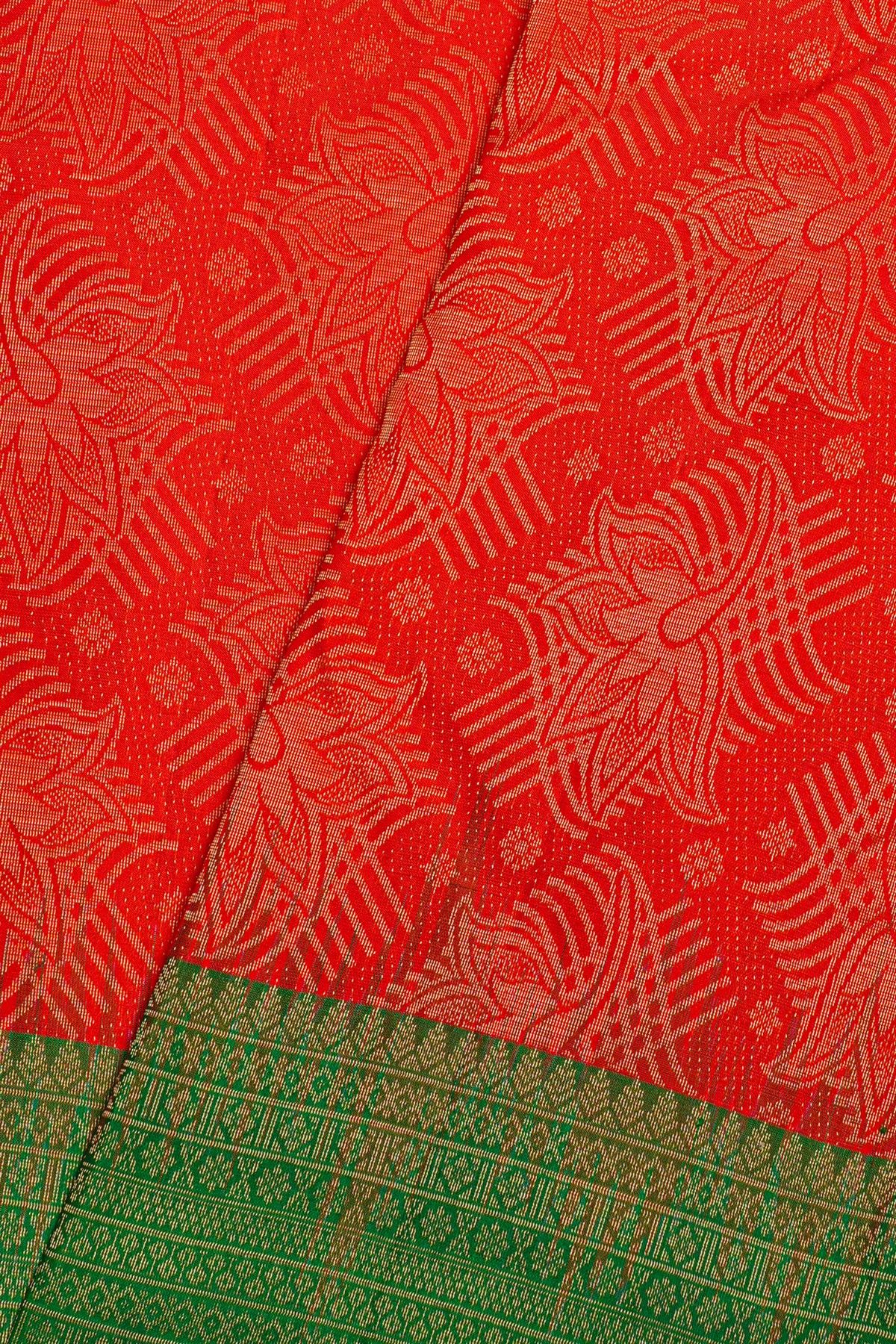 Coimbatore Soft Silk Red Saree
