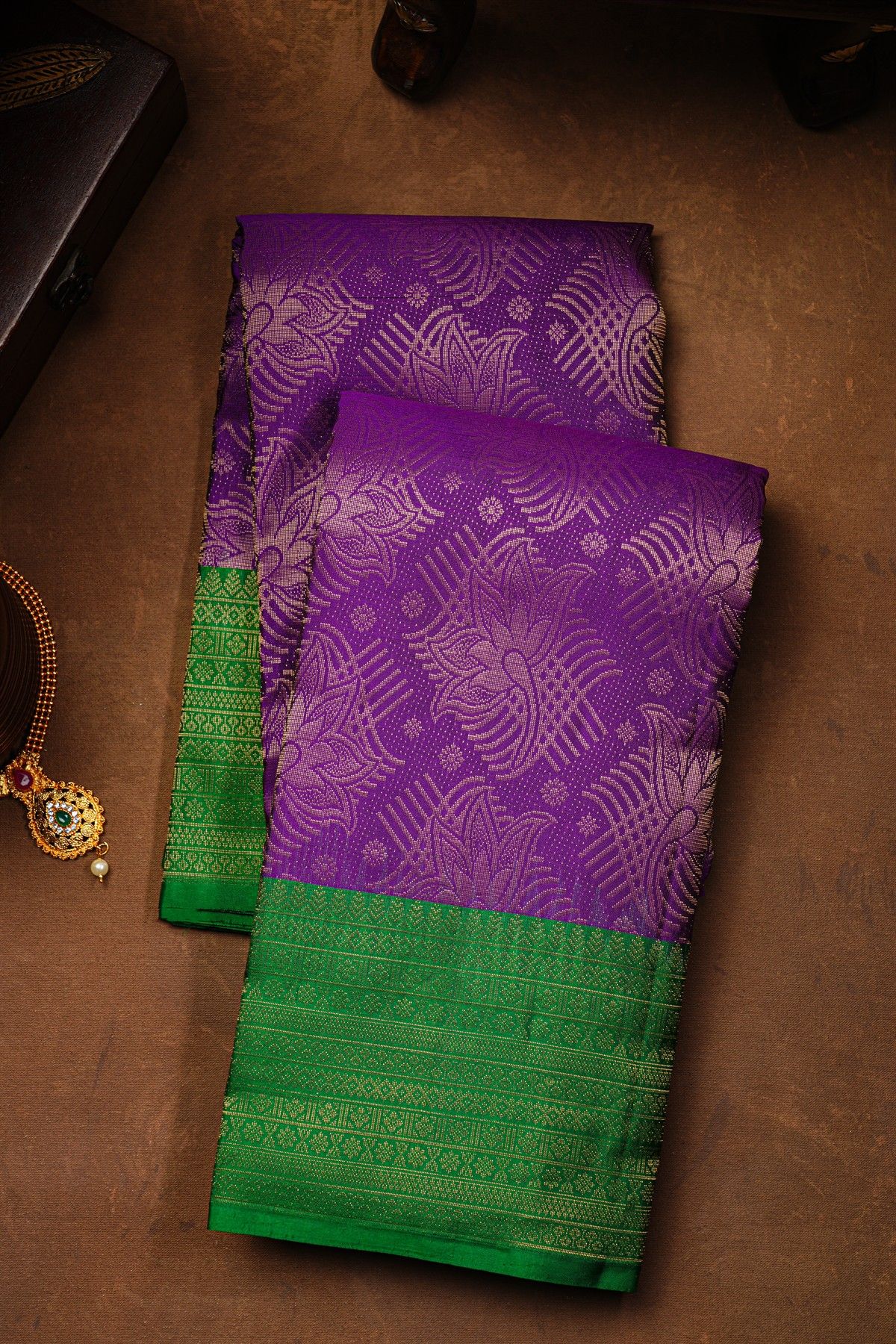 Coimbatore Soft Silk Violet Saree