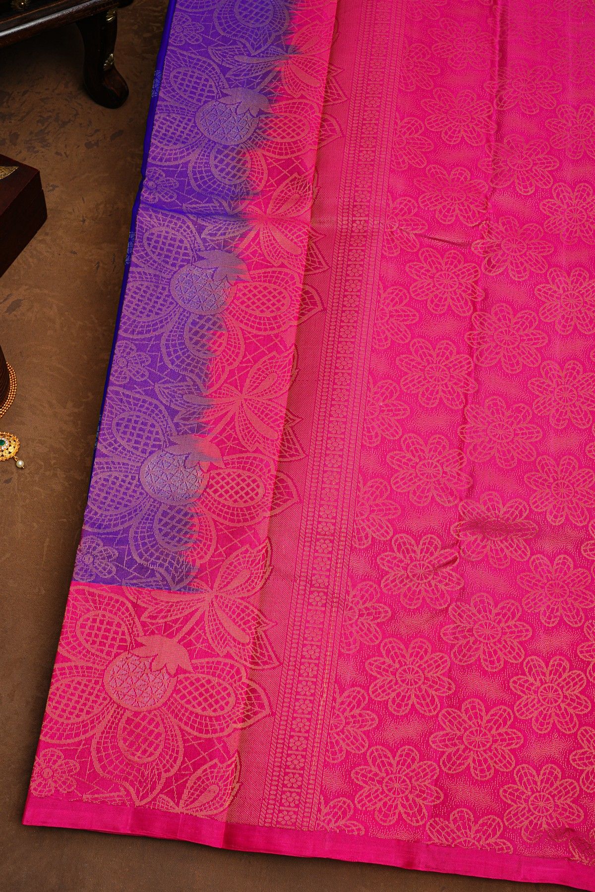 Coimbatore Soft Silk Royal Blue Saree