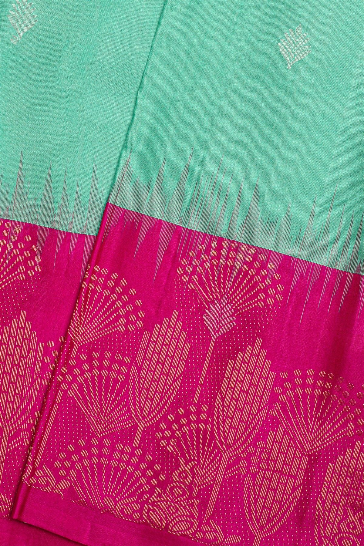 Coimbatore Soft Silk Sea Green Saree