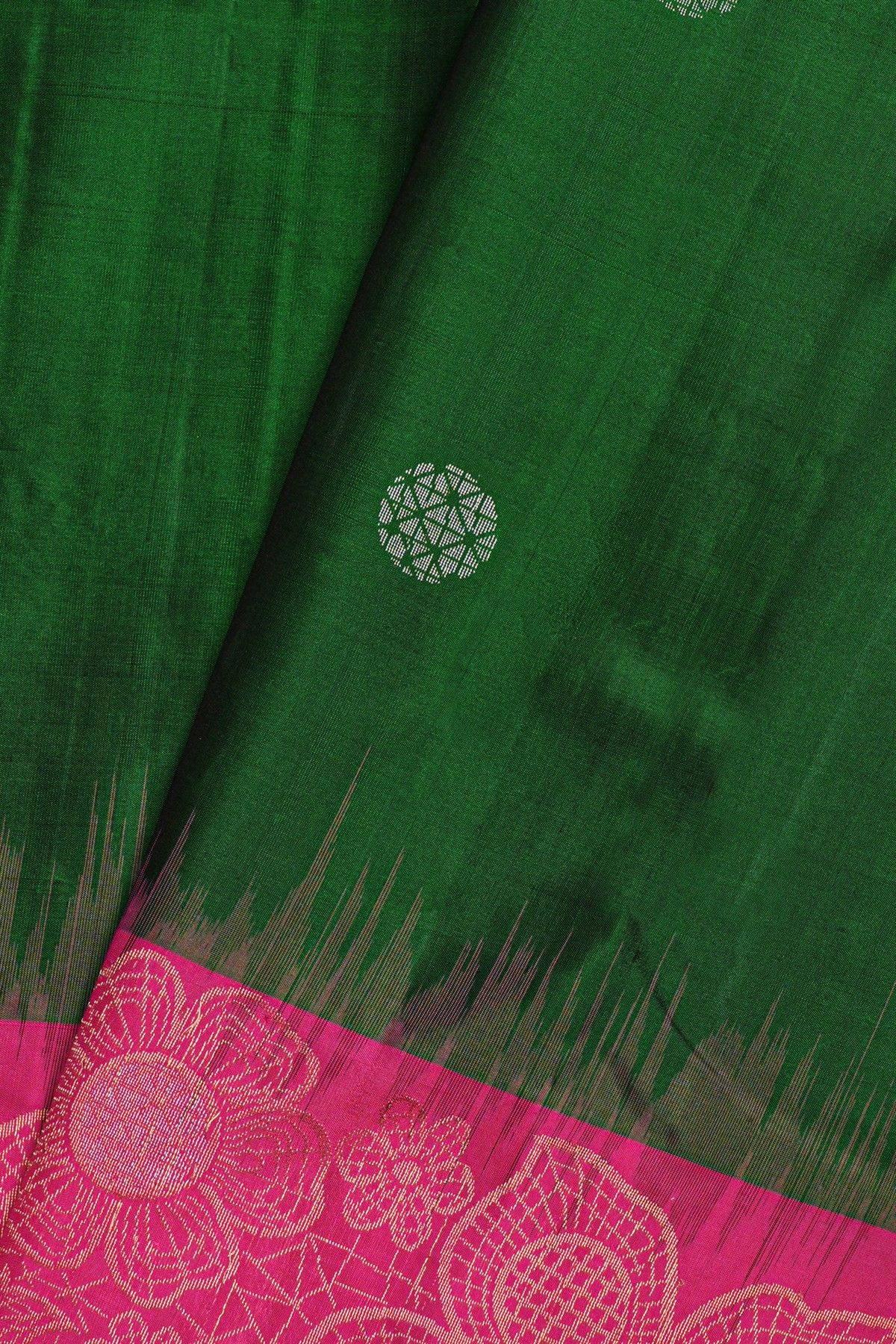 Coimbatore Soft Silk Bottle Green Saree