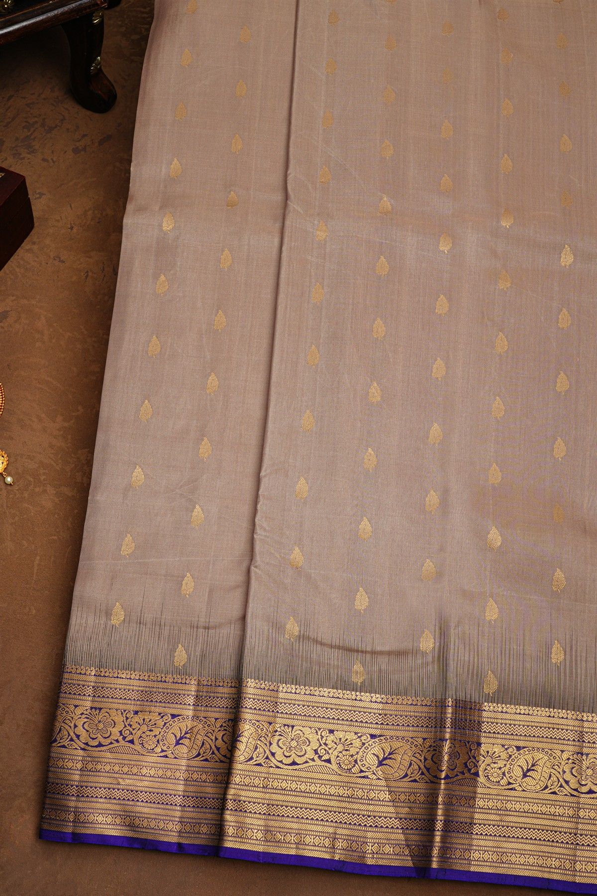 Coimbatore Soft Silk Beige Saree