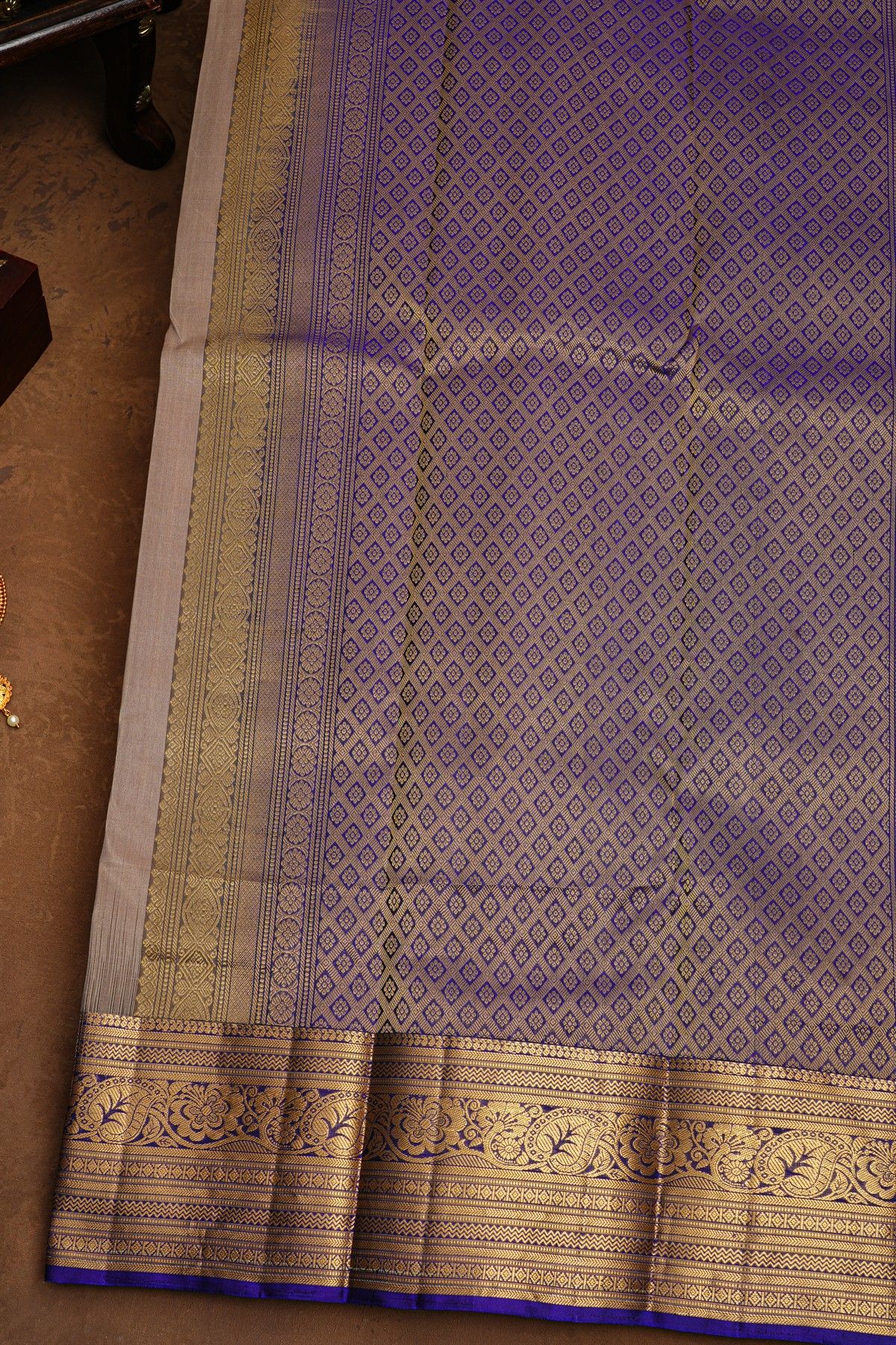 Coimbatore Soft Silk Beige Saree