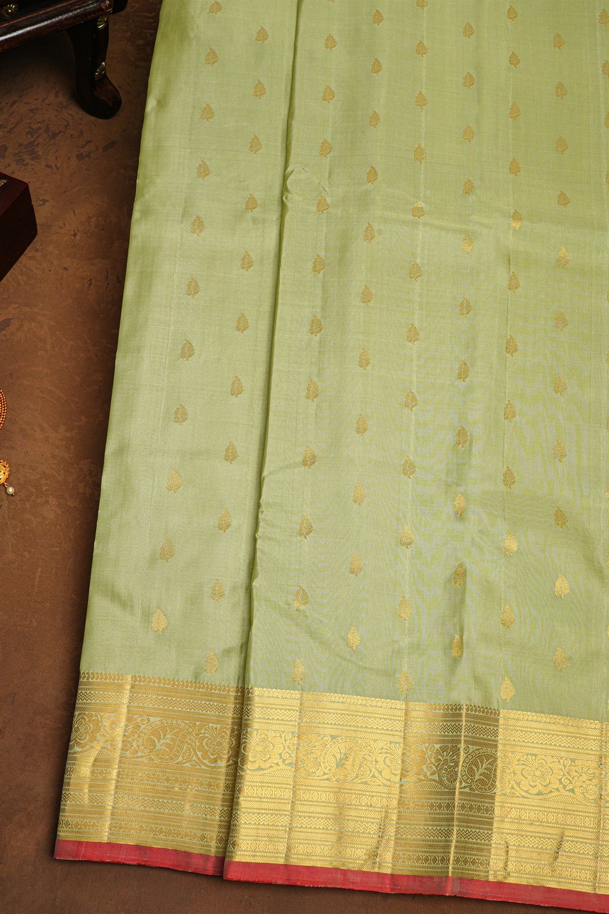 Coimbatore Soft Silk Pista Green Saree