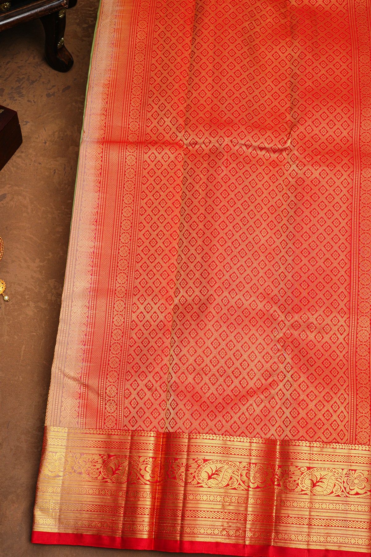 Coimbatore Soft Silk Pista Green Saree