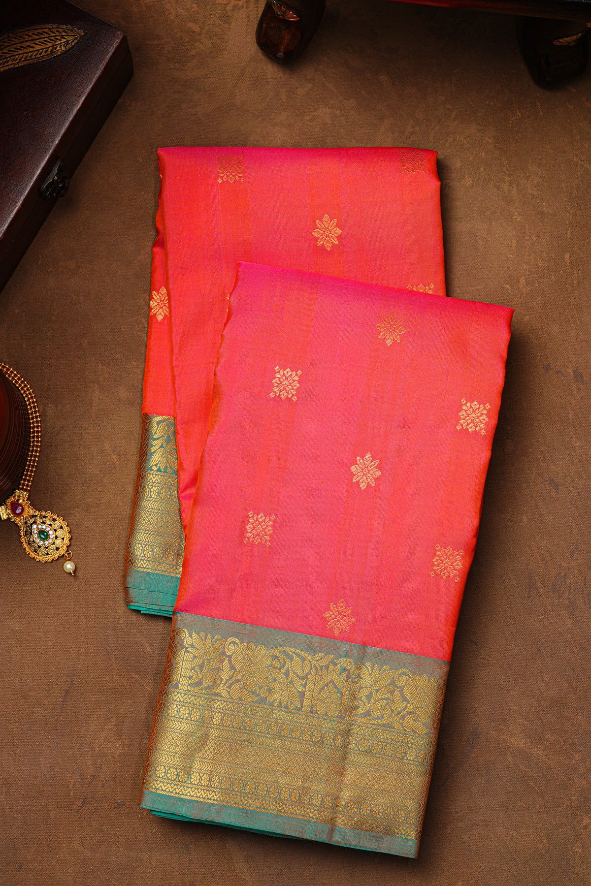 Coimbatore Soft Silk Dual Colour Saree