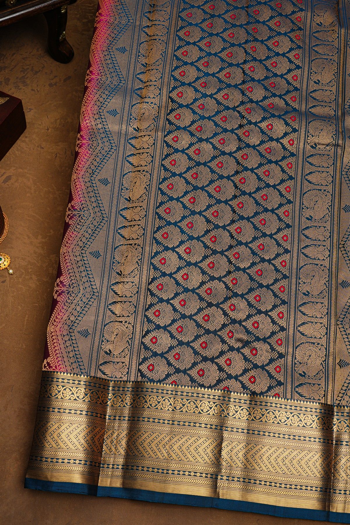 Coimbatore Soft Silk Dual Colour Saree